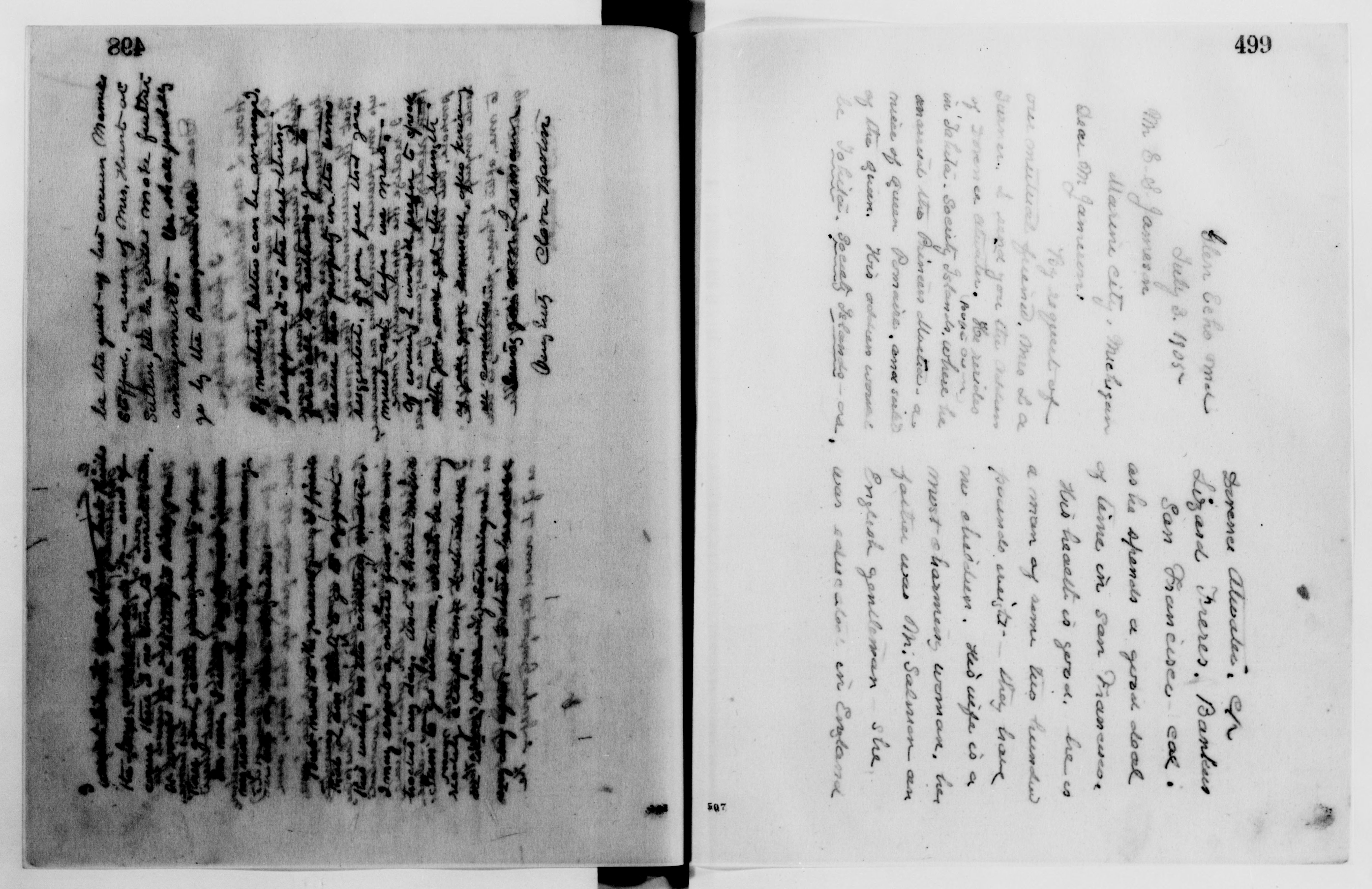 Scanned image of the current content page