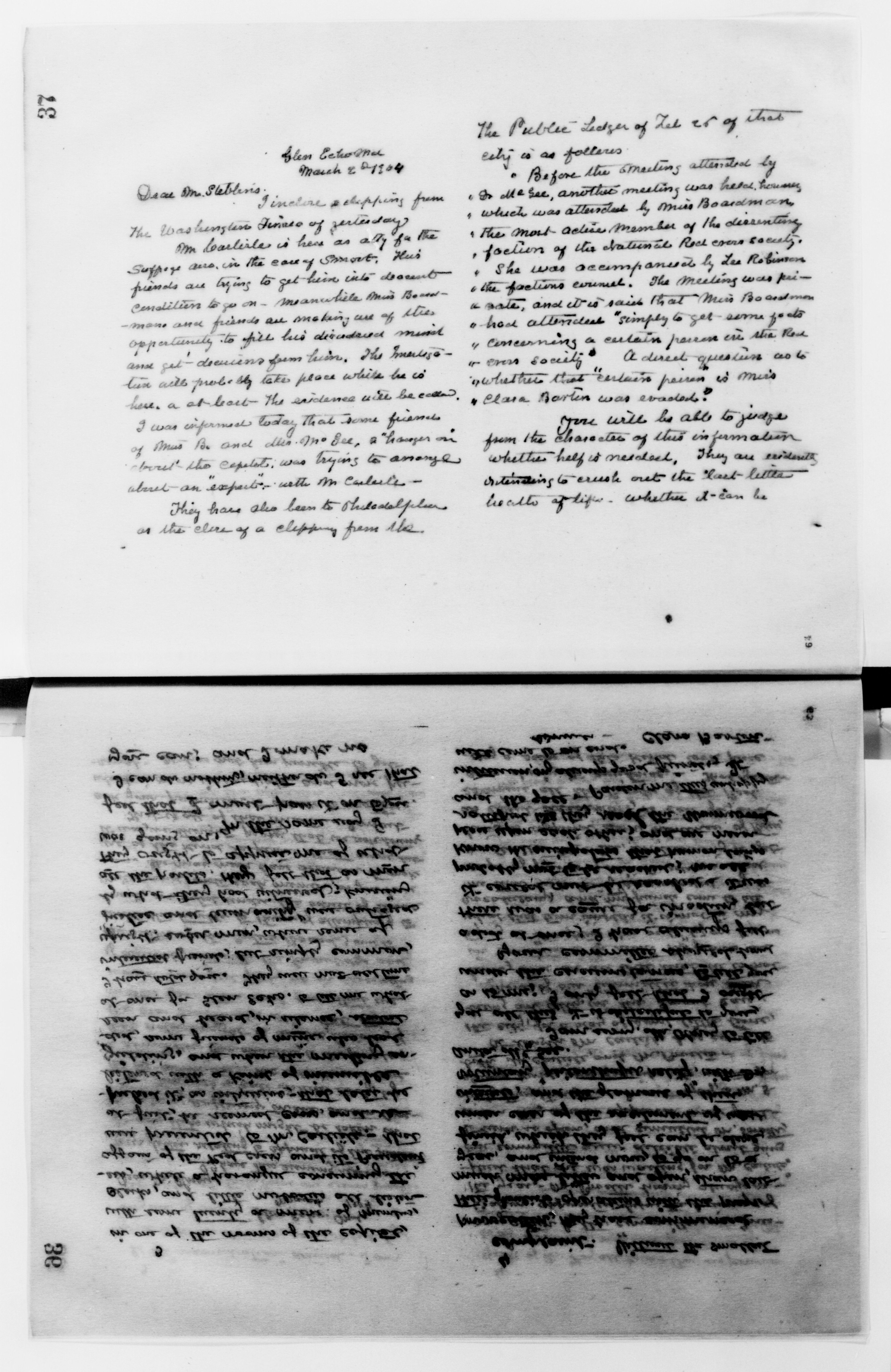 Scanned image of the current content page