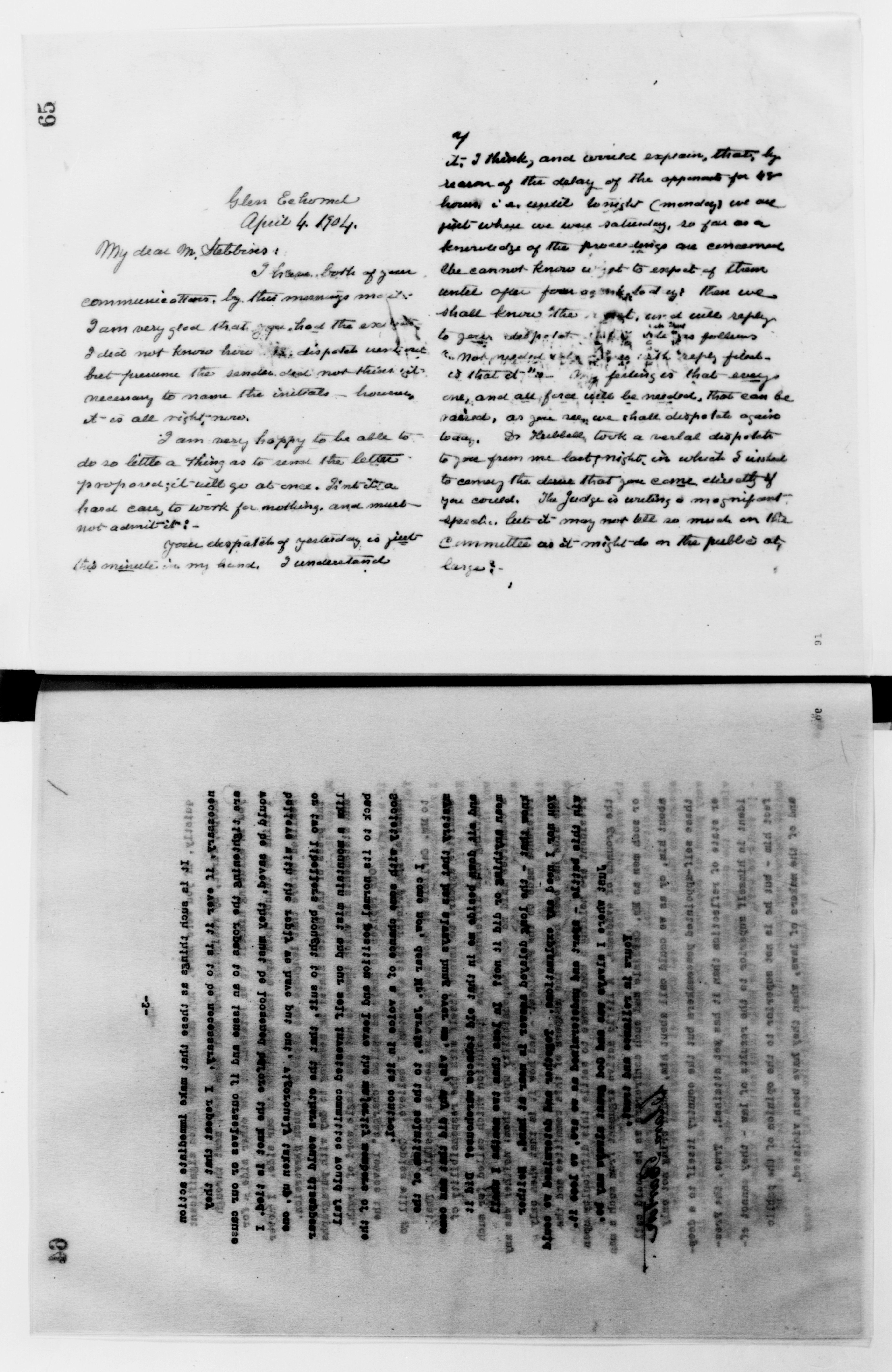 Scanned image of the current content page