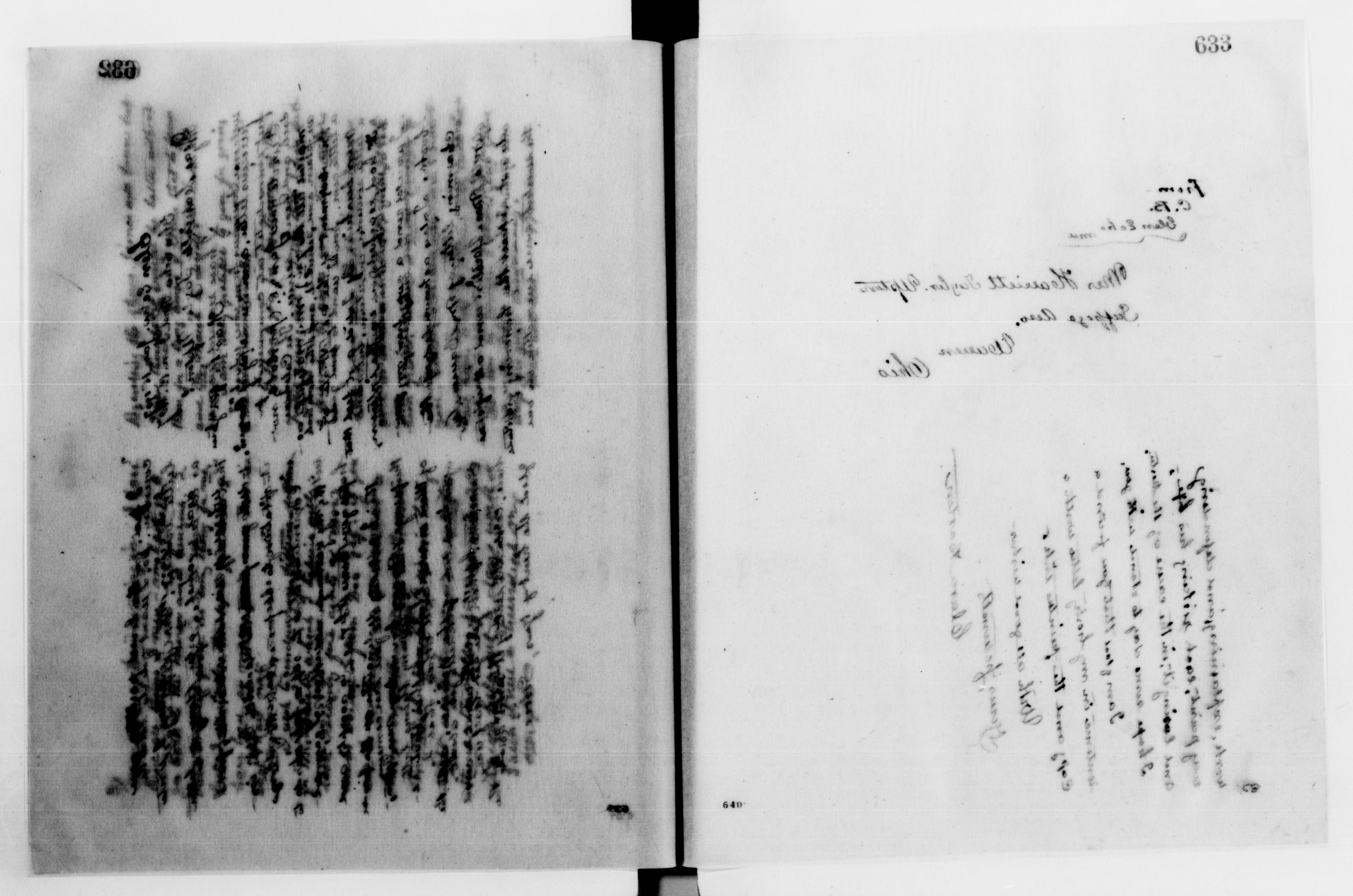 Scanned image of the current content page