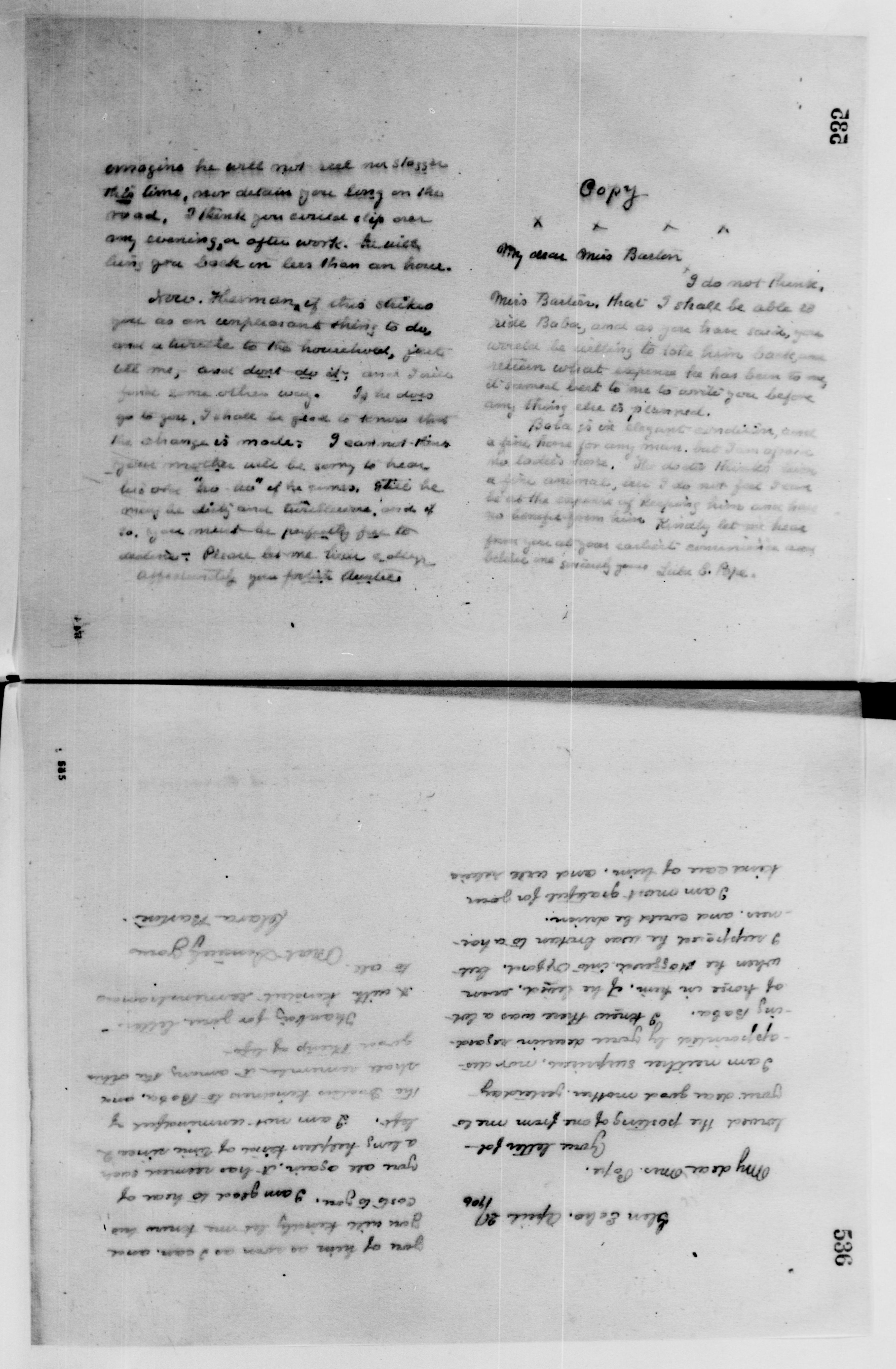 Scanned image of the current content page