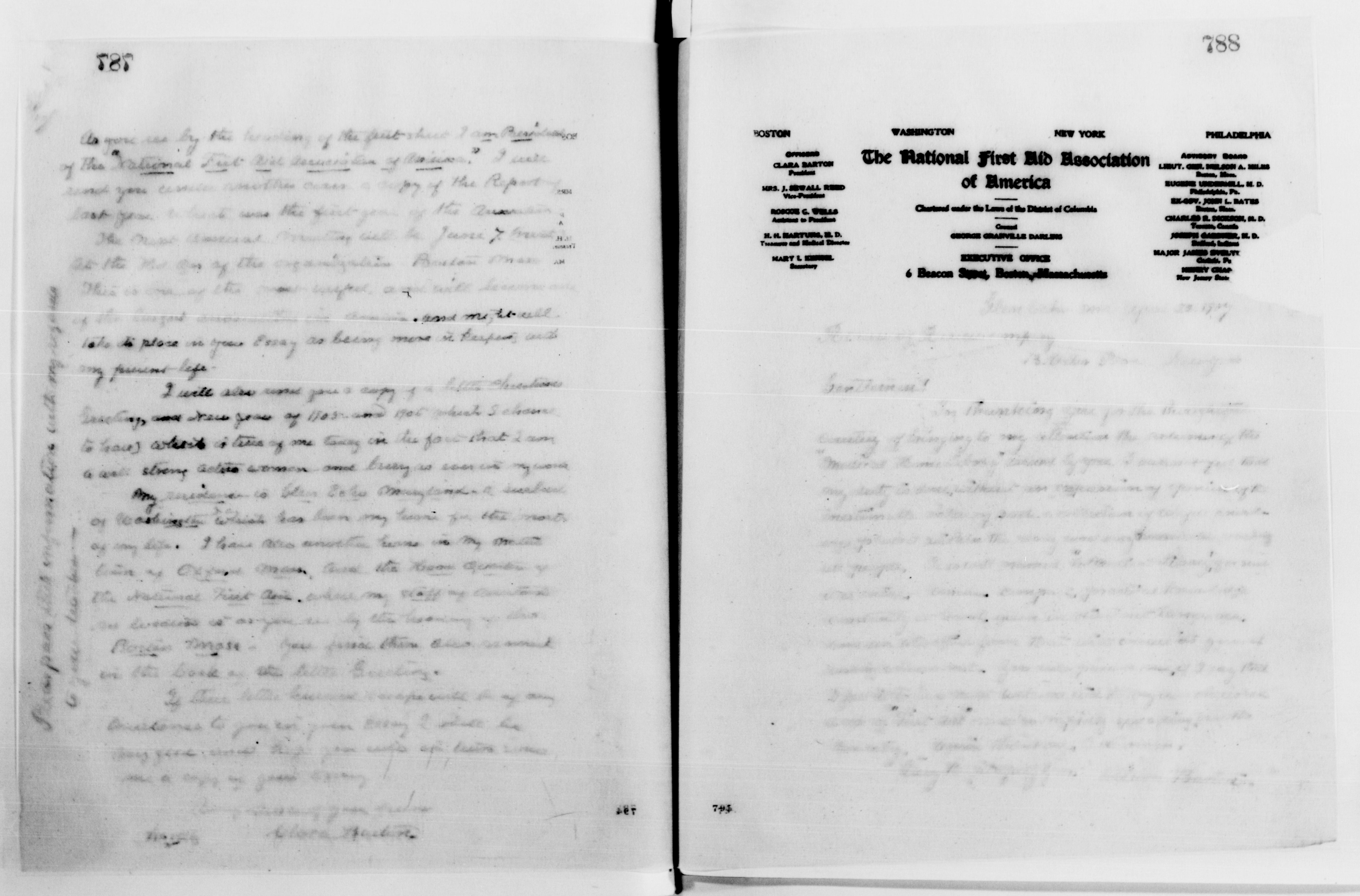 Scanned image of the current content page