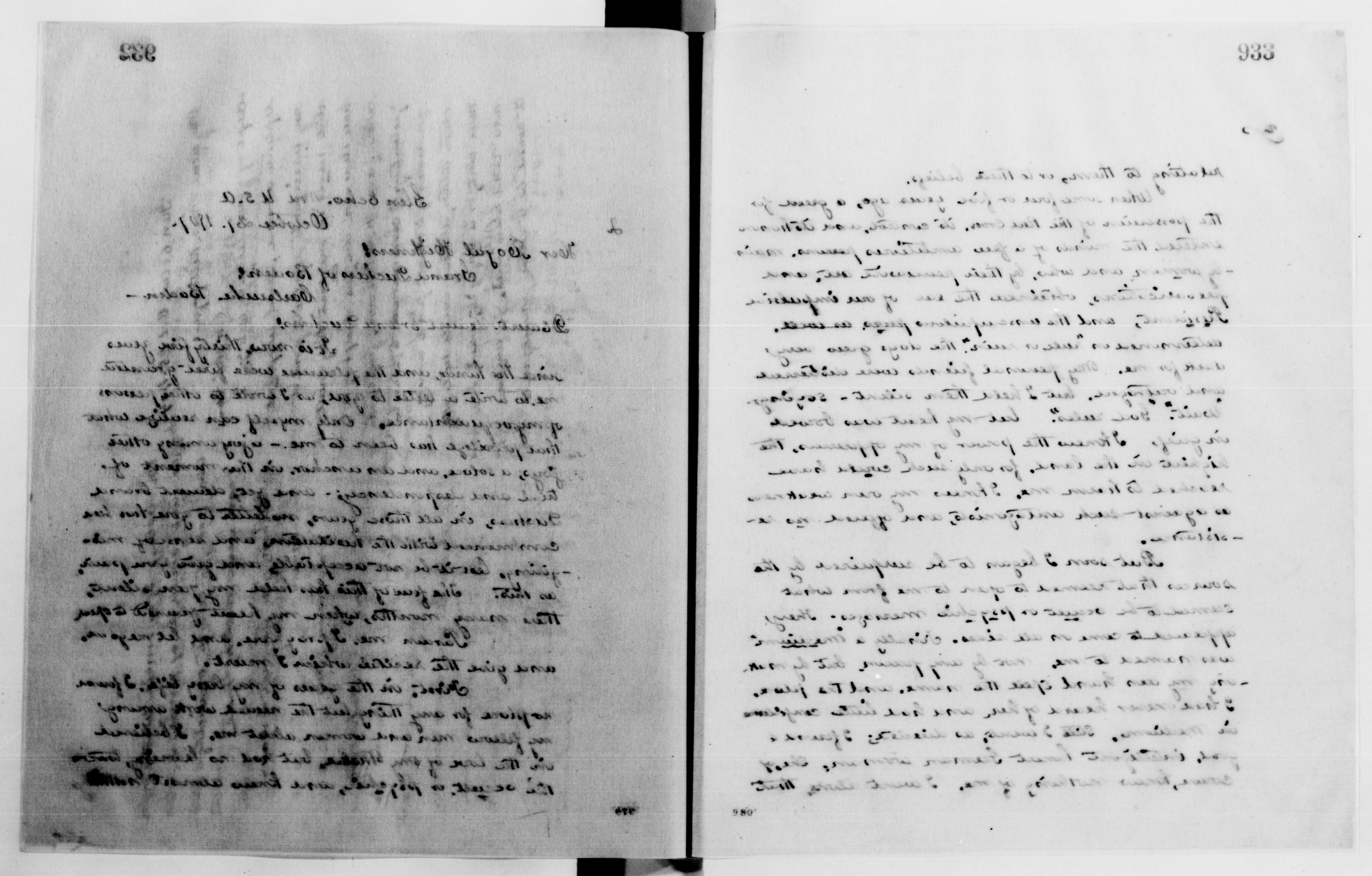 Scanned image of the current content page