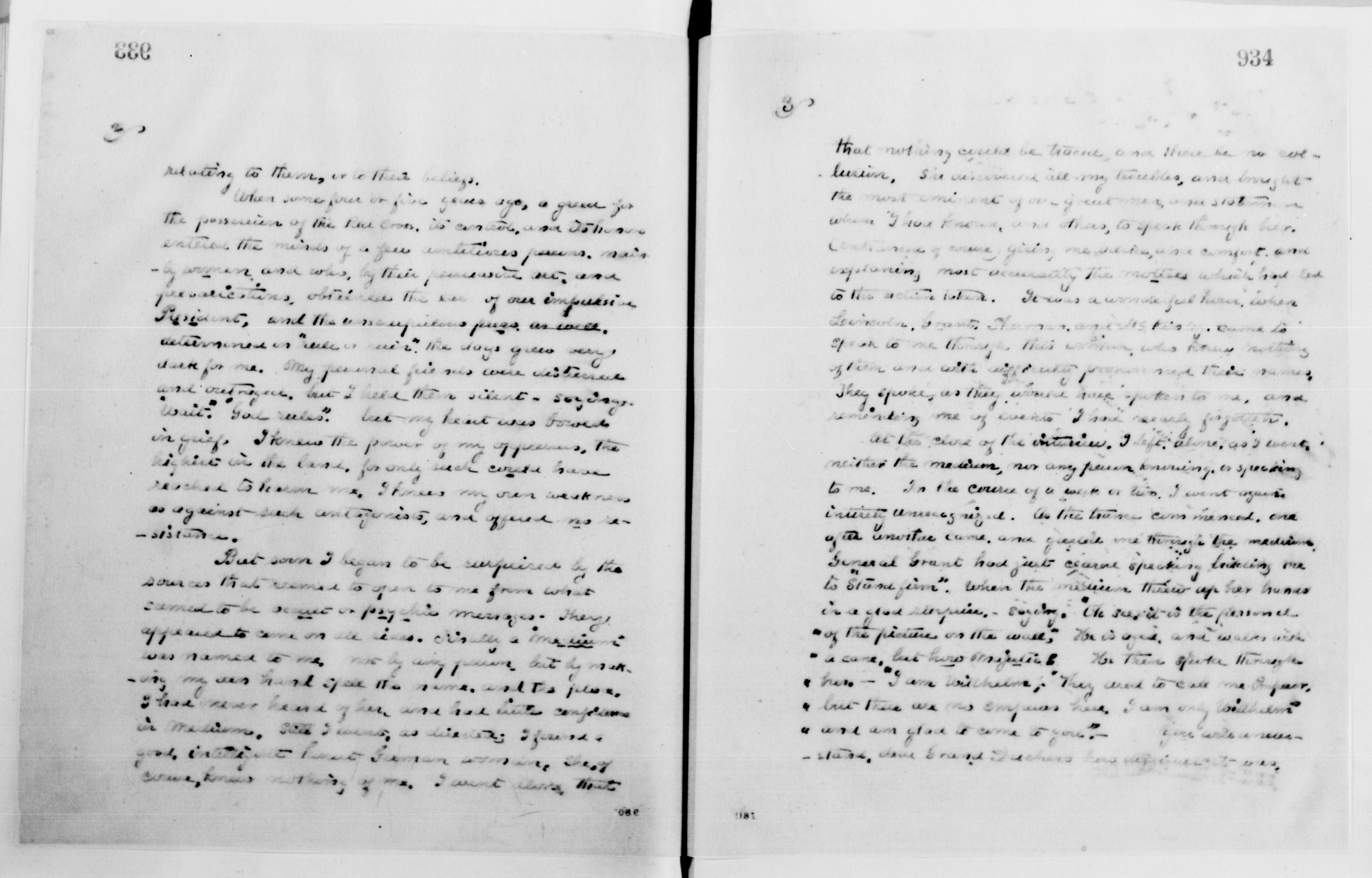 Scanned image of the current content page