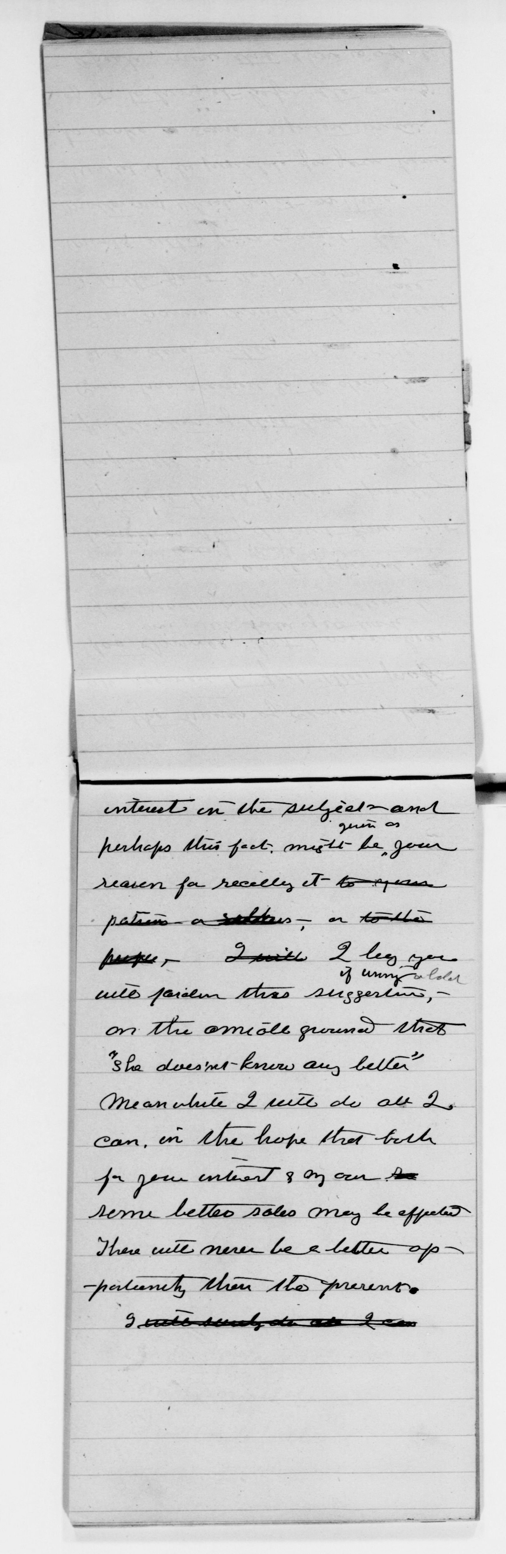 Scanned image of the current content page
