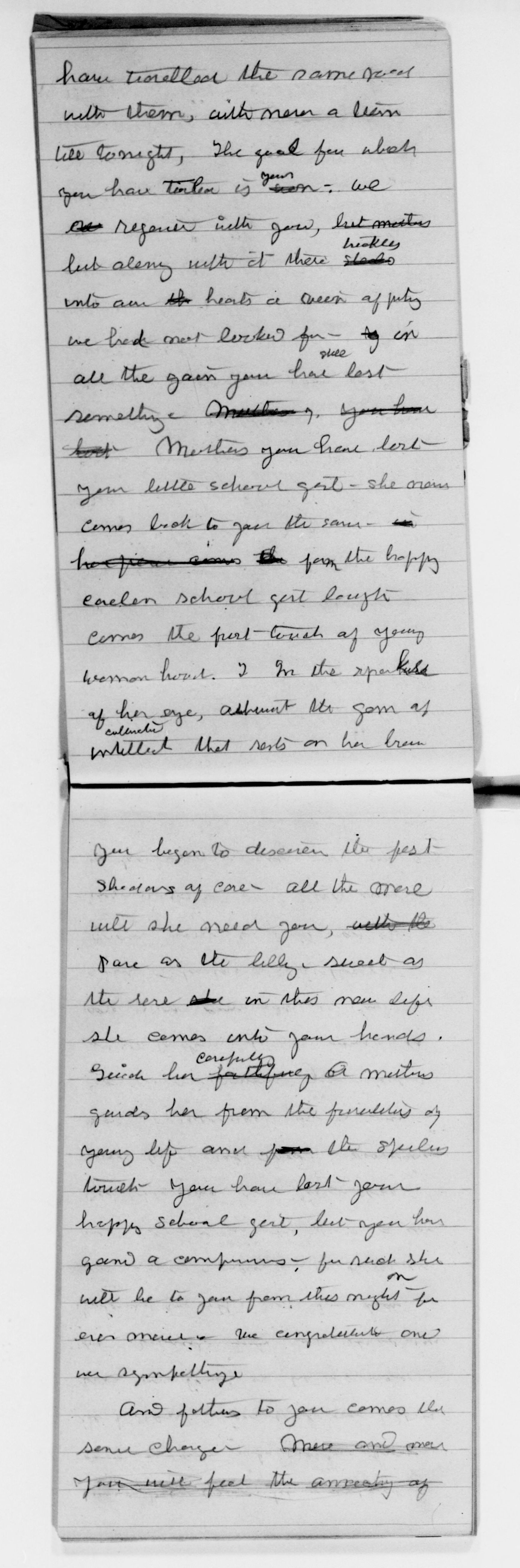 Scanned image of the current content page