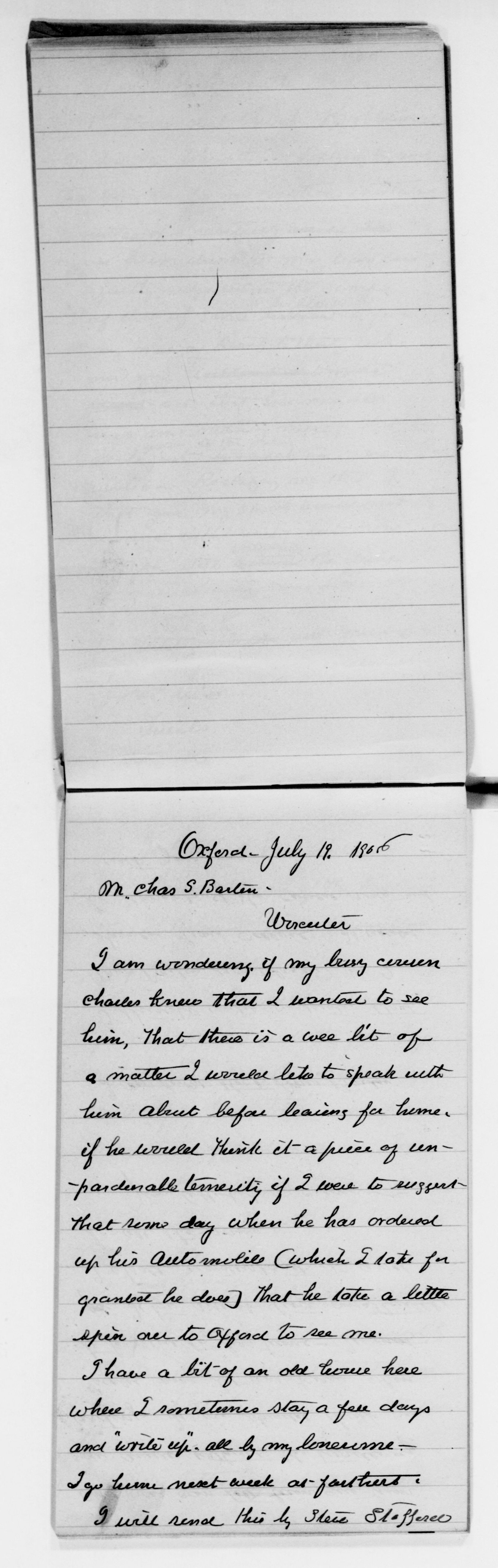 Scanned image of the current content page