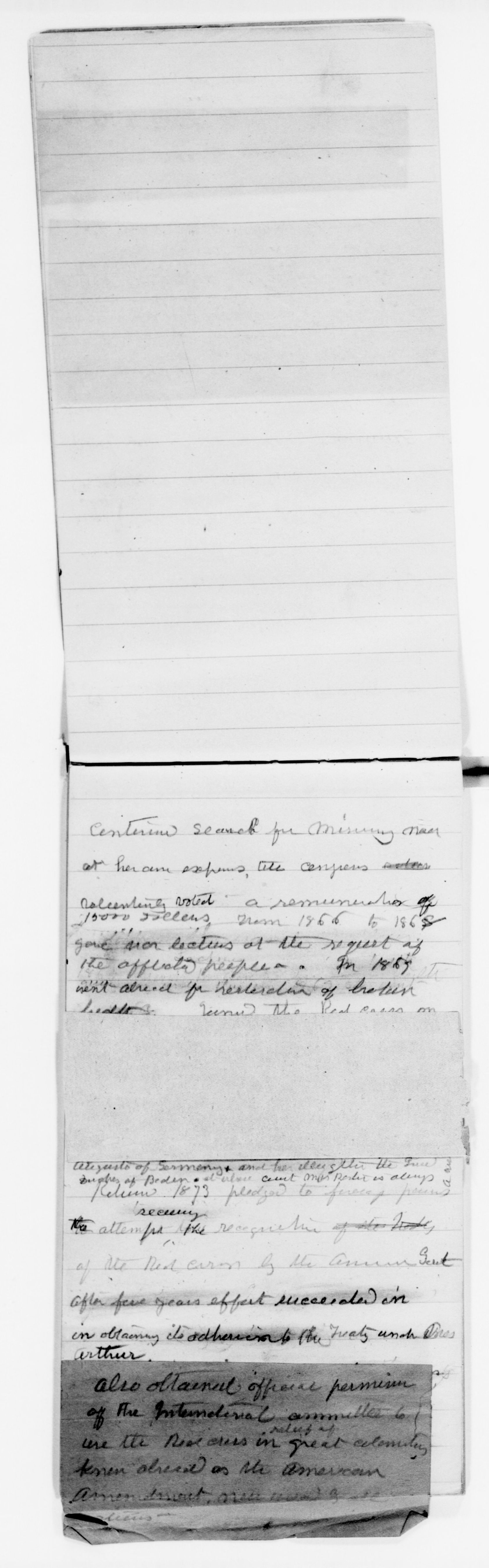 Scanned image of the current content page