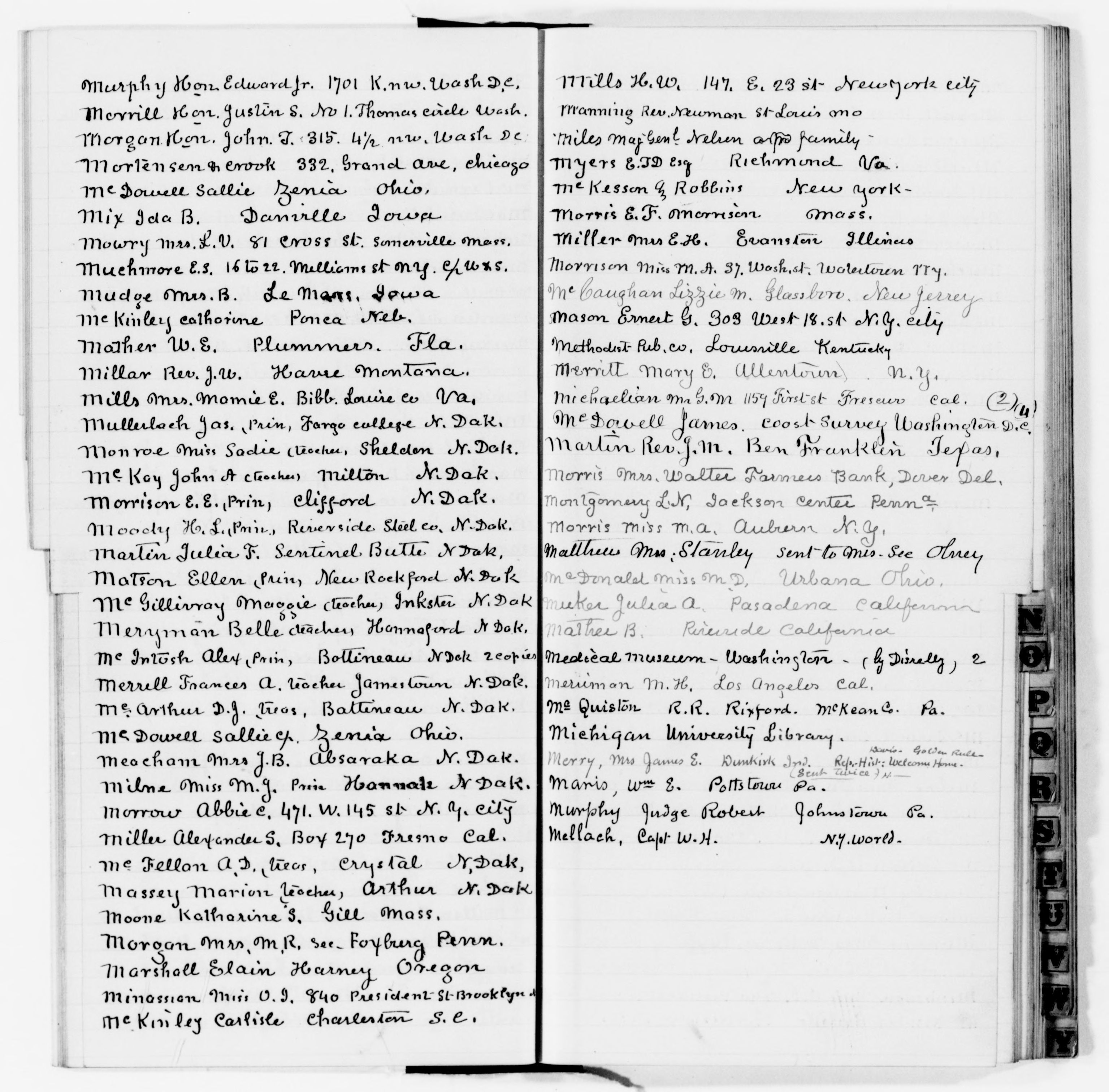 Scanned image of the current content page