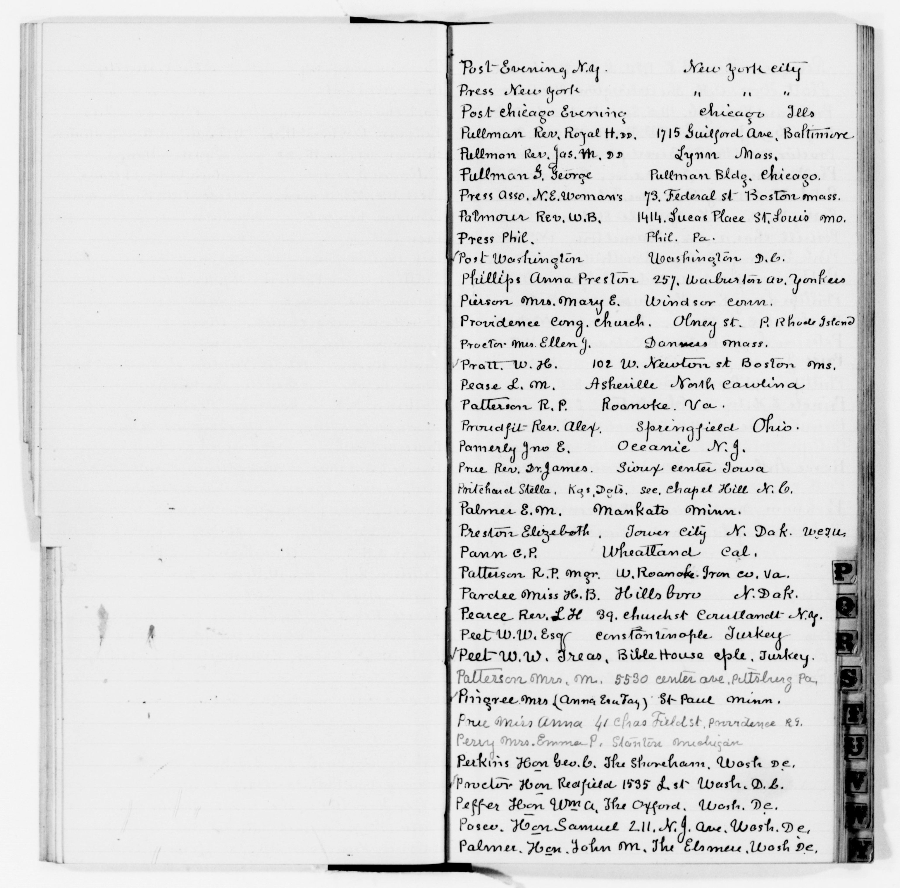 Scanned image of the current content page