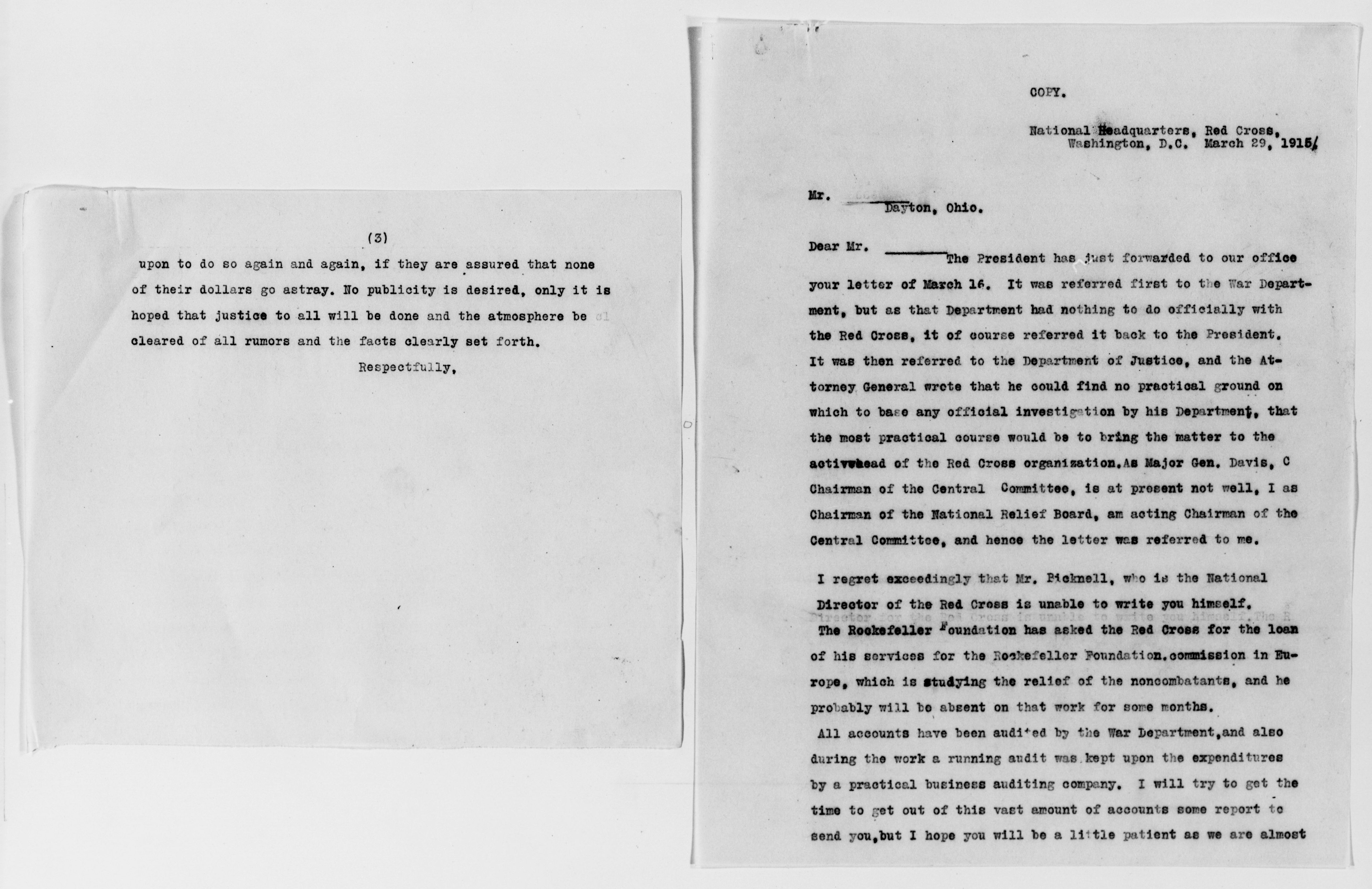 Scanned image of the current content page