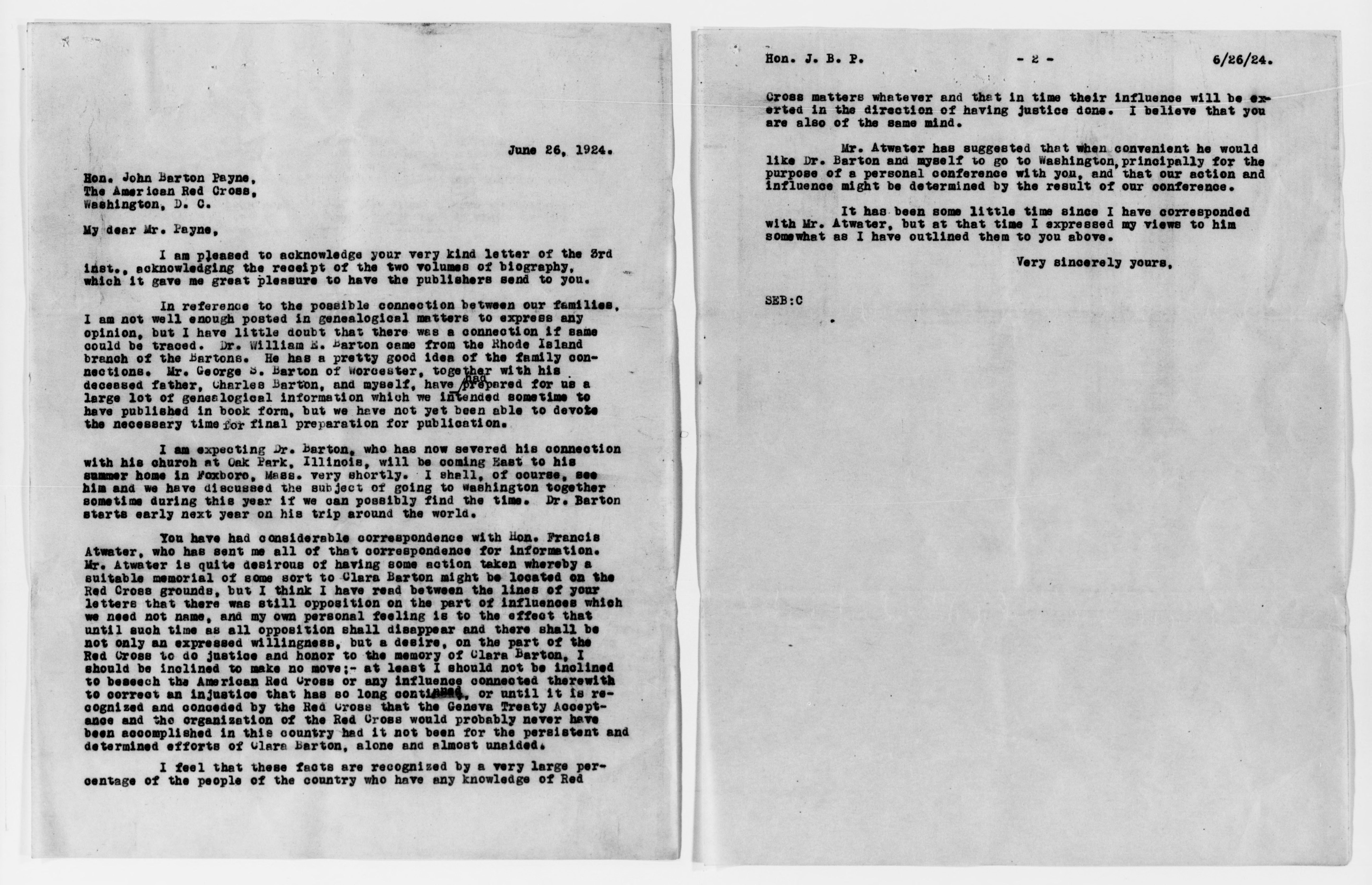 Scanned image of the current content page