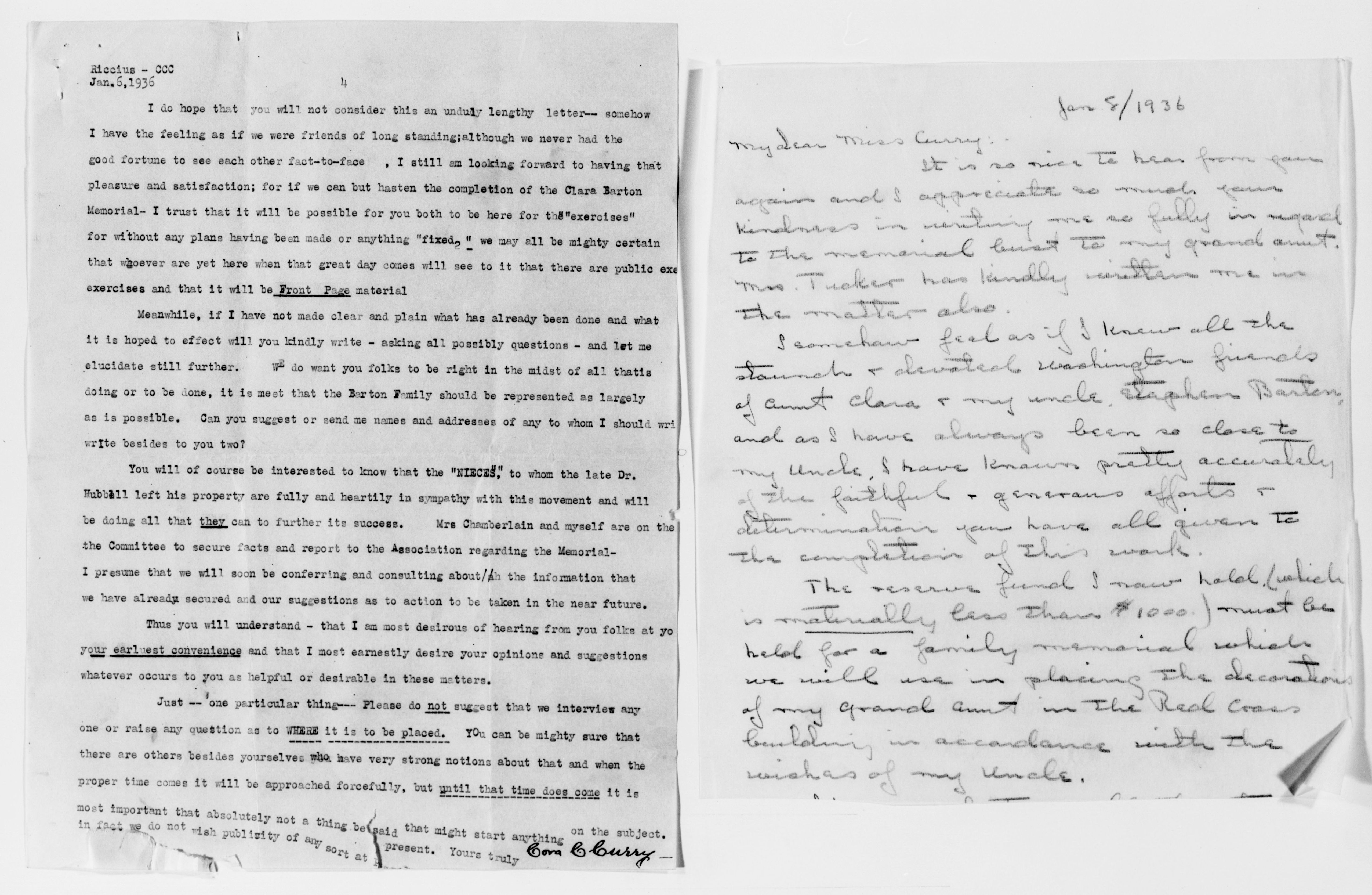 Scanned image of the current content page