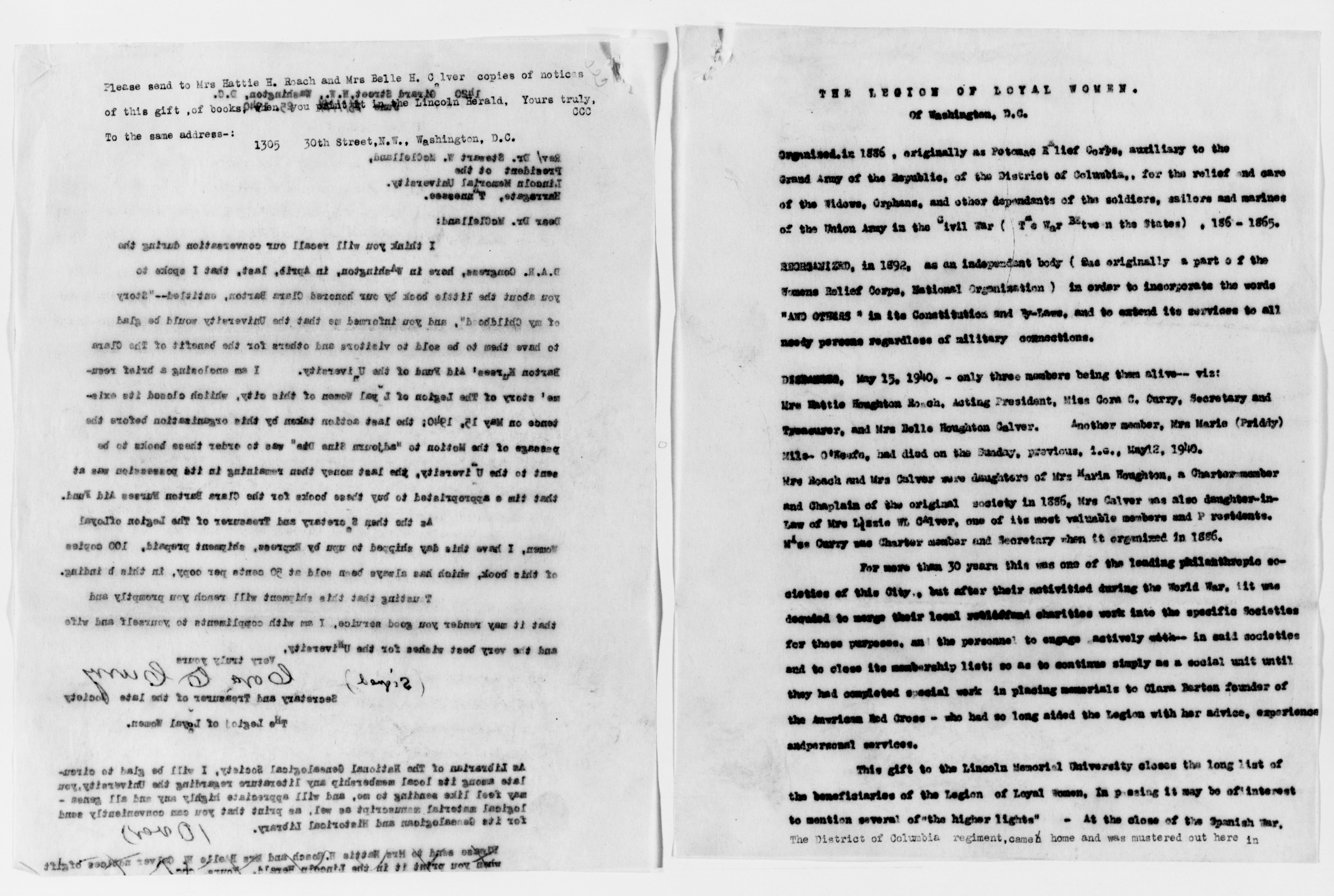 Scanned image of the current content page