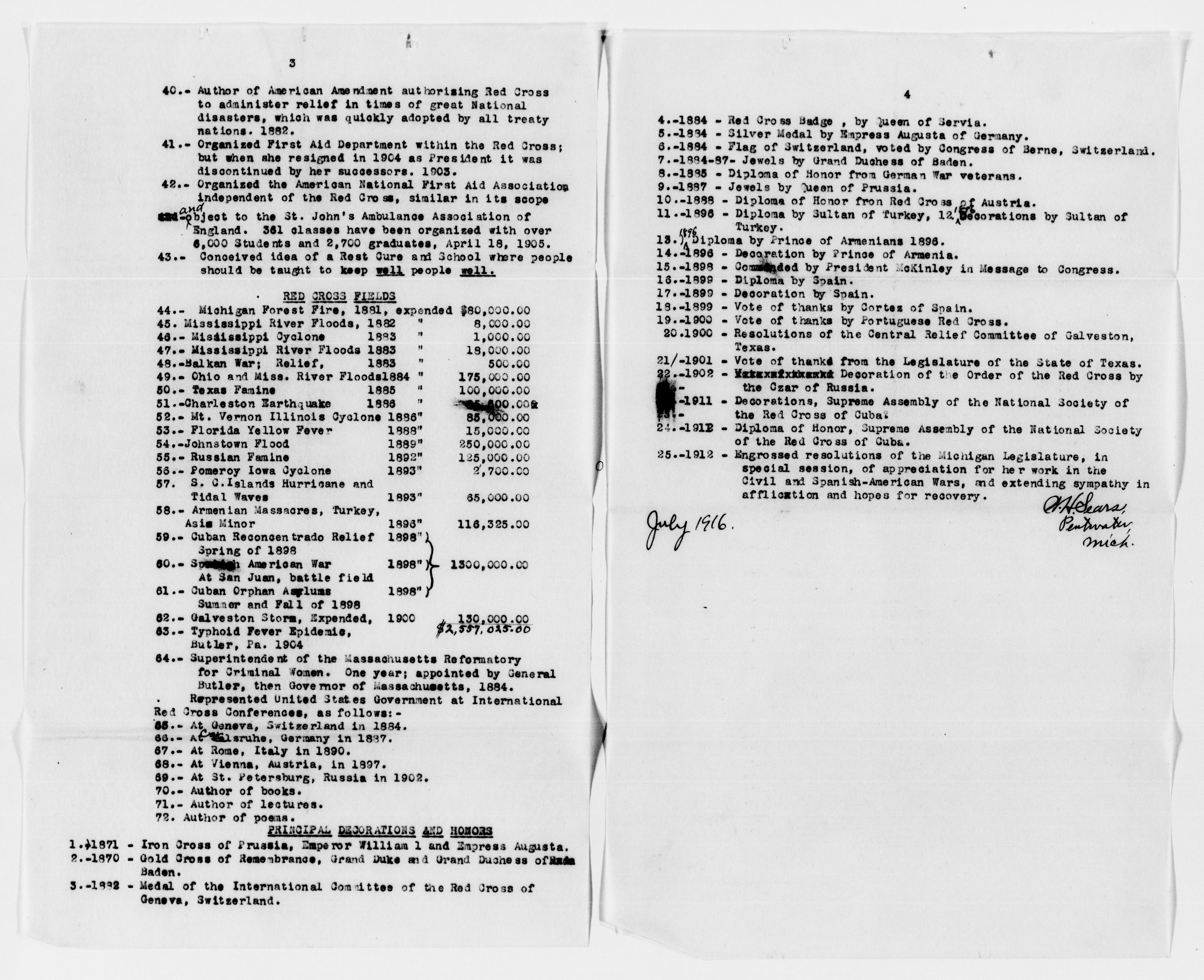 Scanned image of the current content page