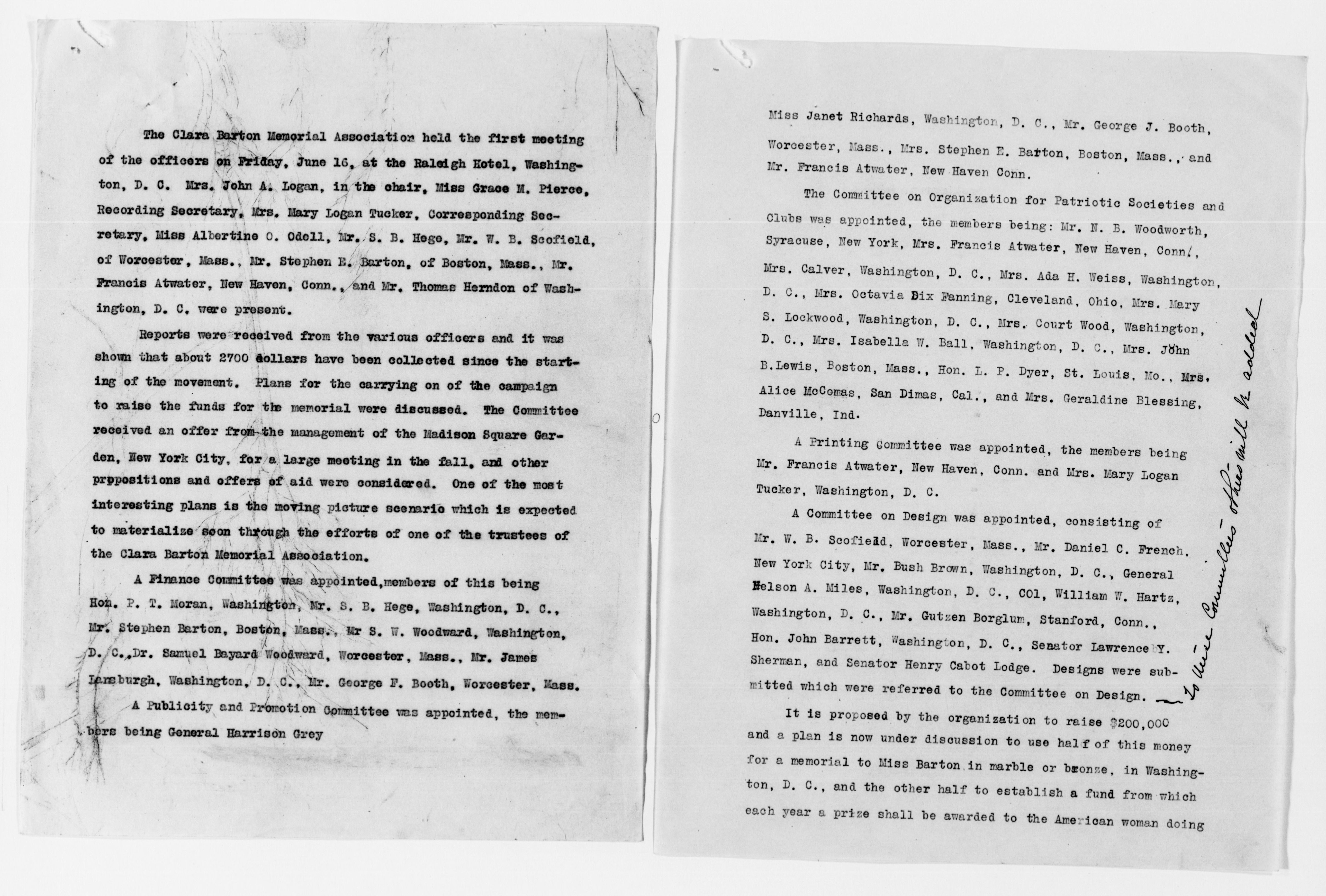 Scanned image of the current content page