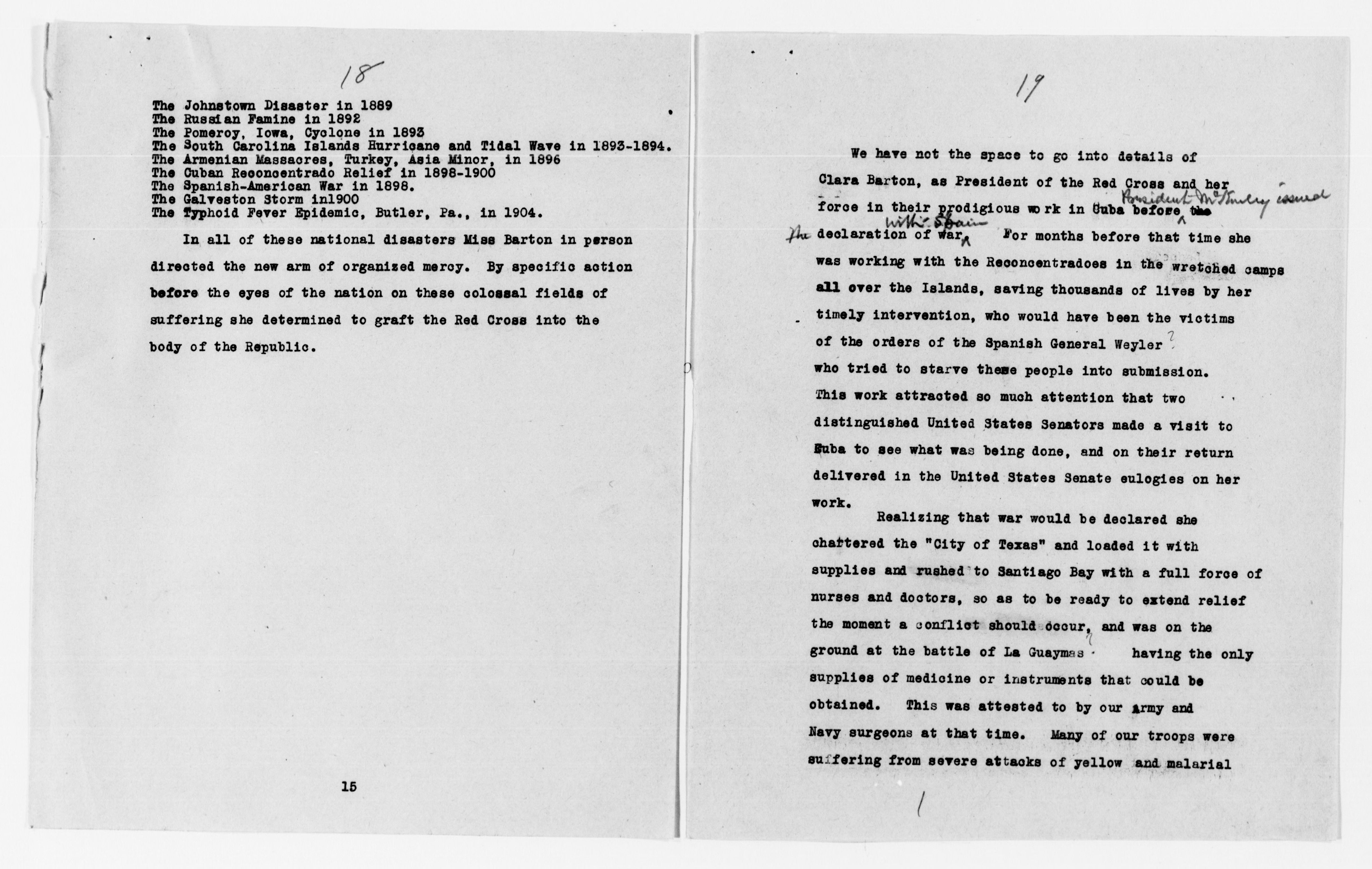Scanned image of the current content page