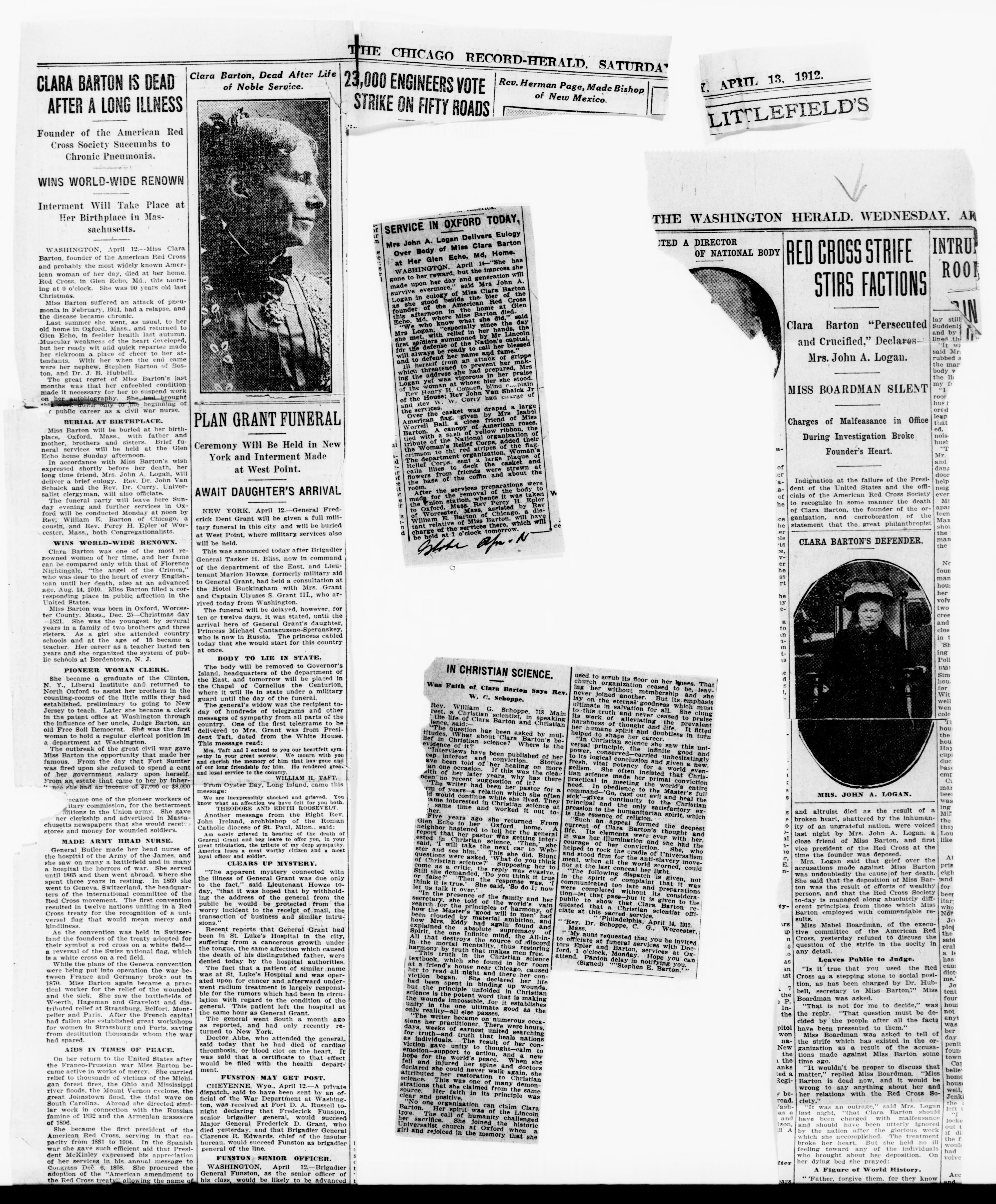 Scanned image of the current content page