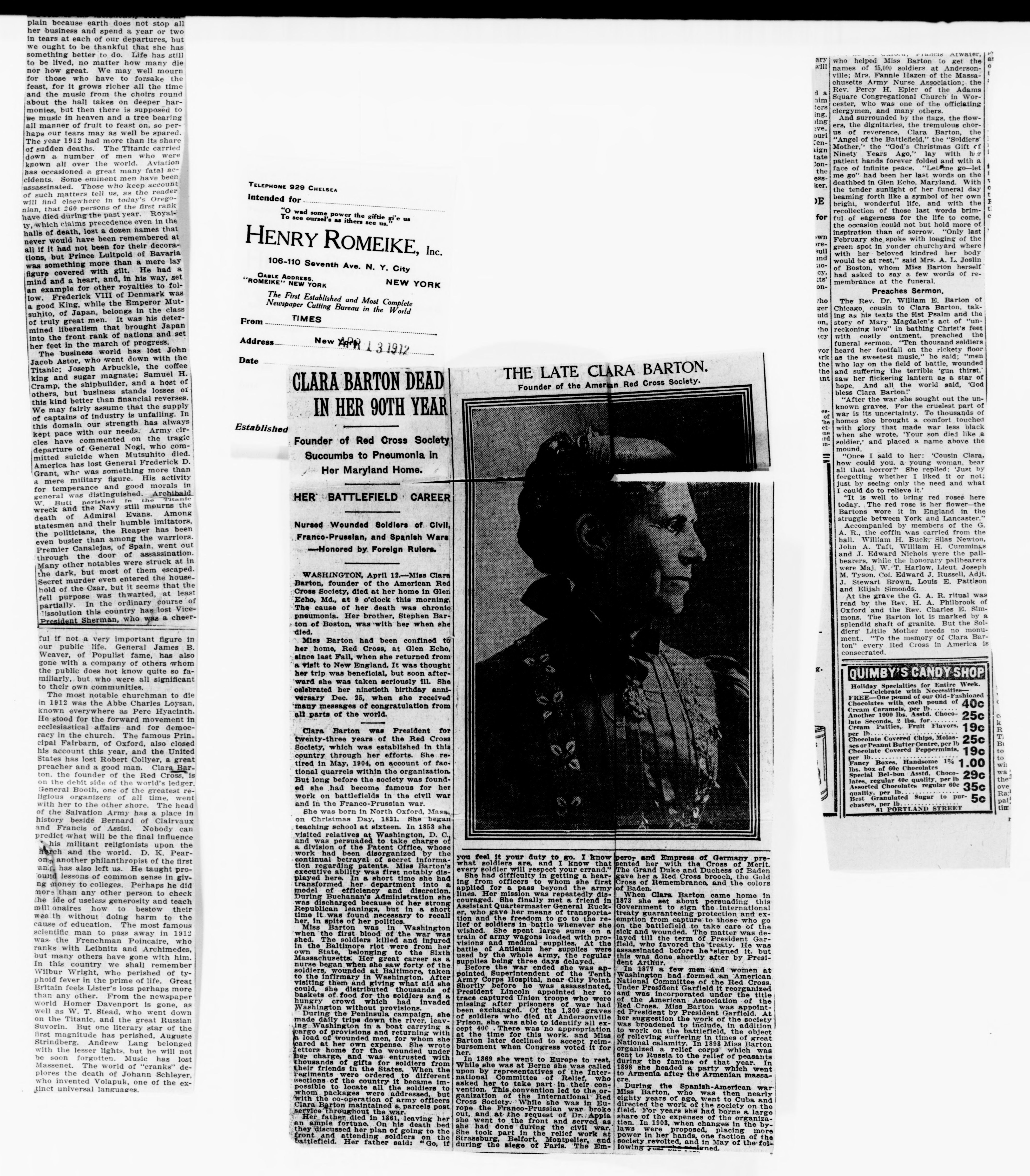 Scanned image of the current content page