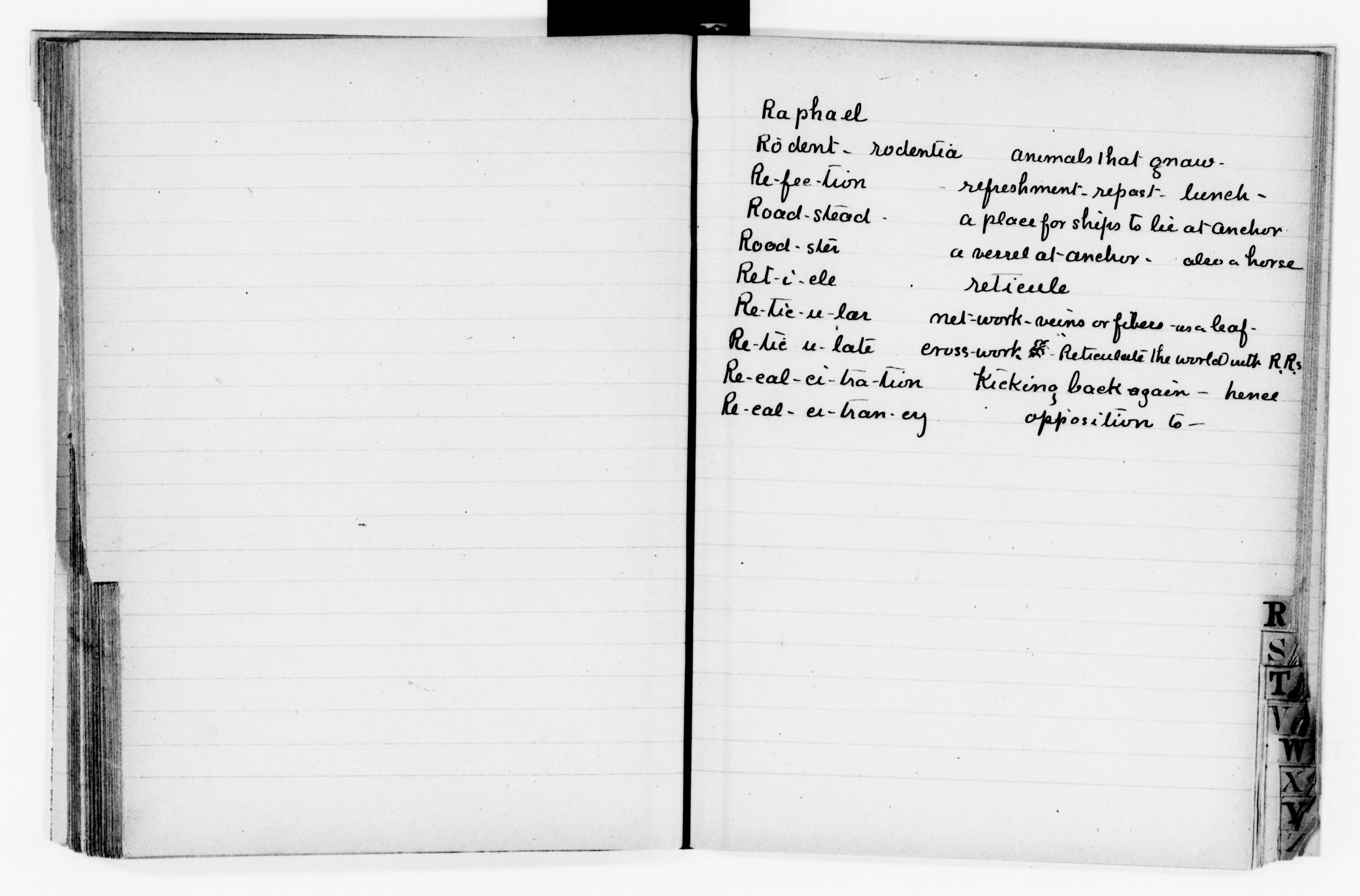 Scanned image of the current content page