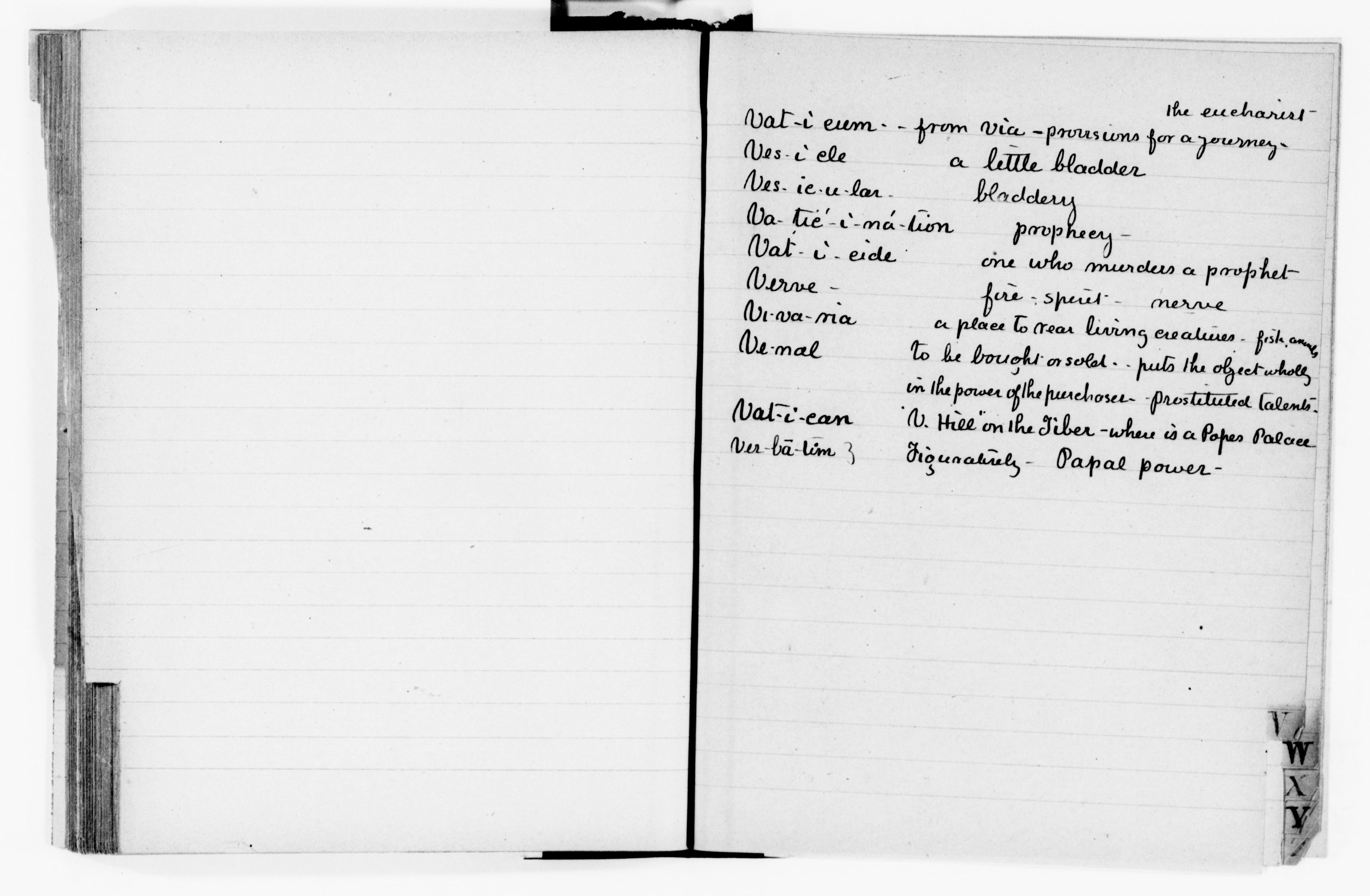 Scanned image of the current content page