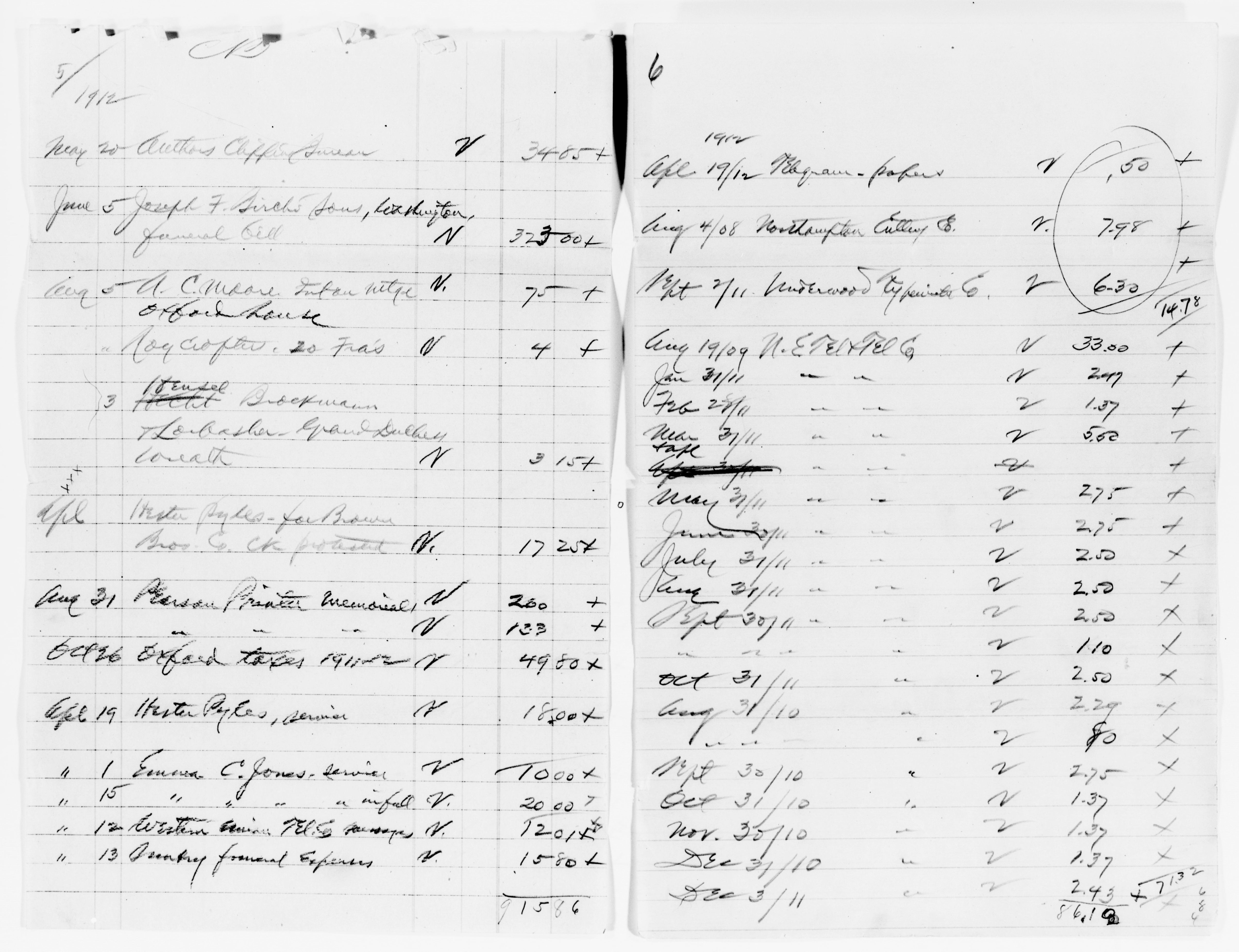 Scanned image of the current content page