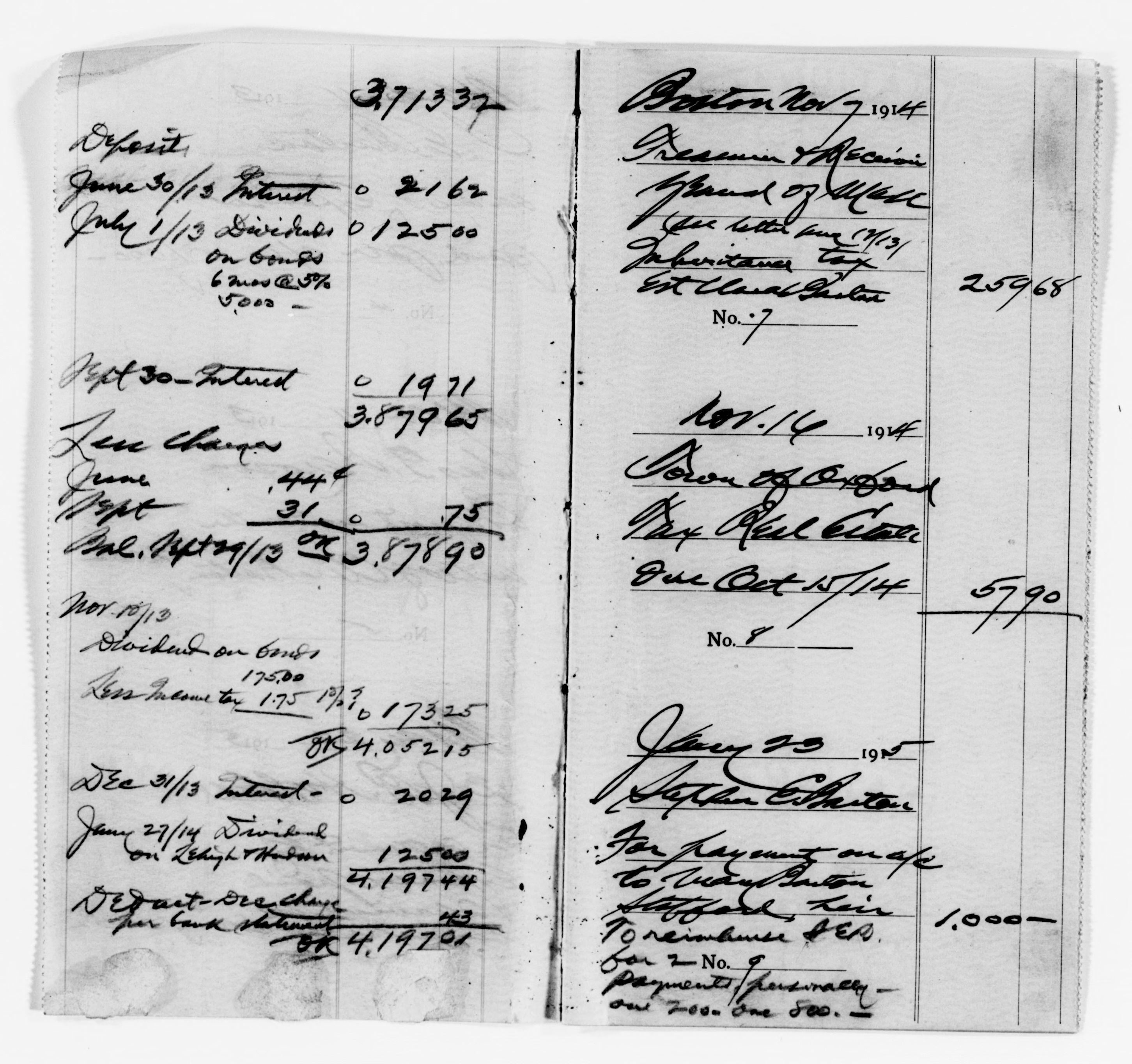 Scanned image of the current content page