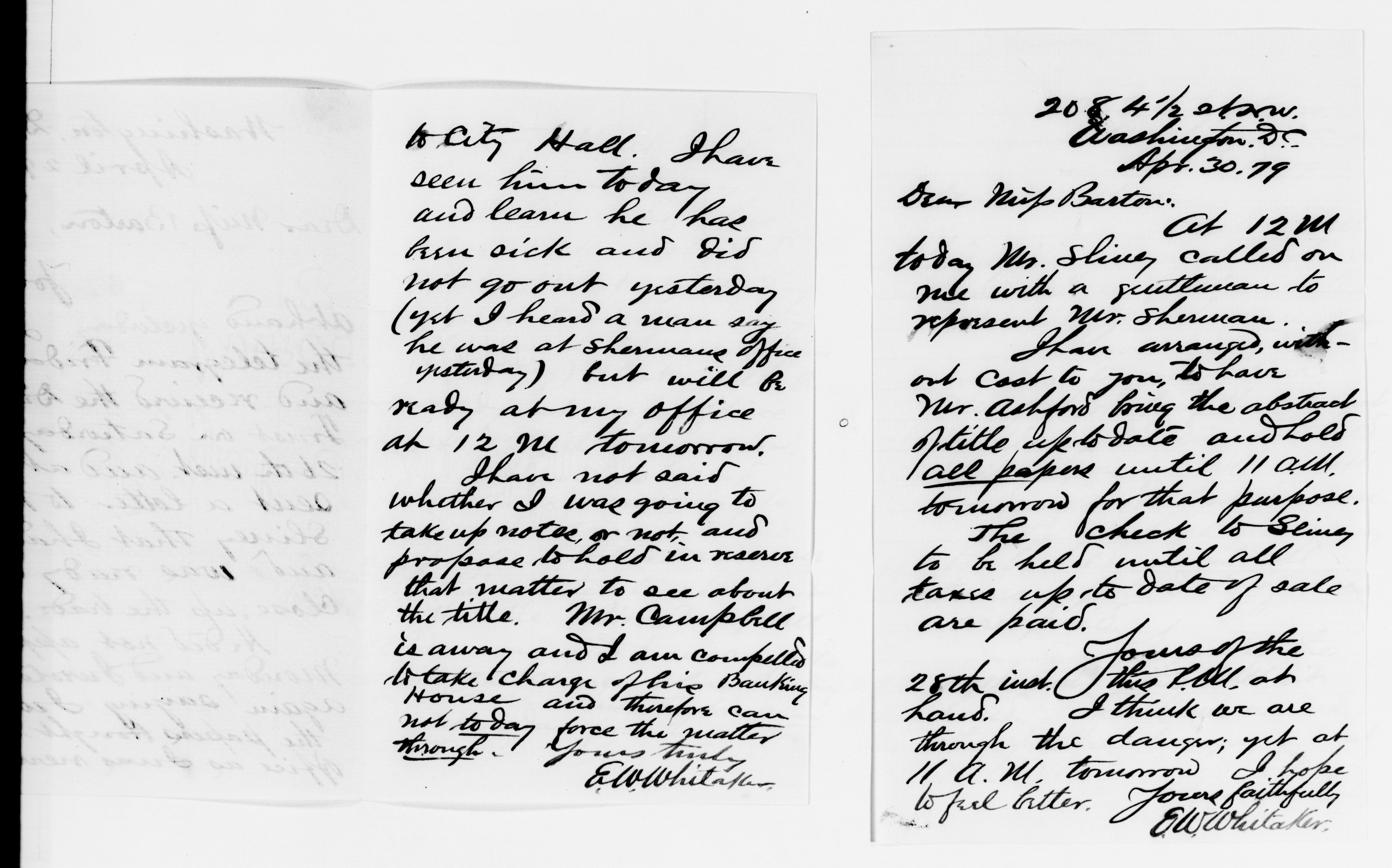 Scanned image of the current content page