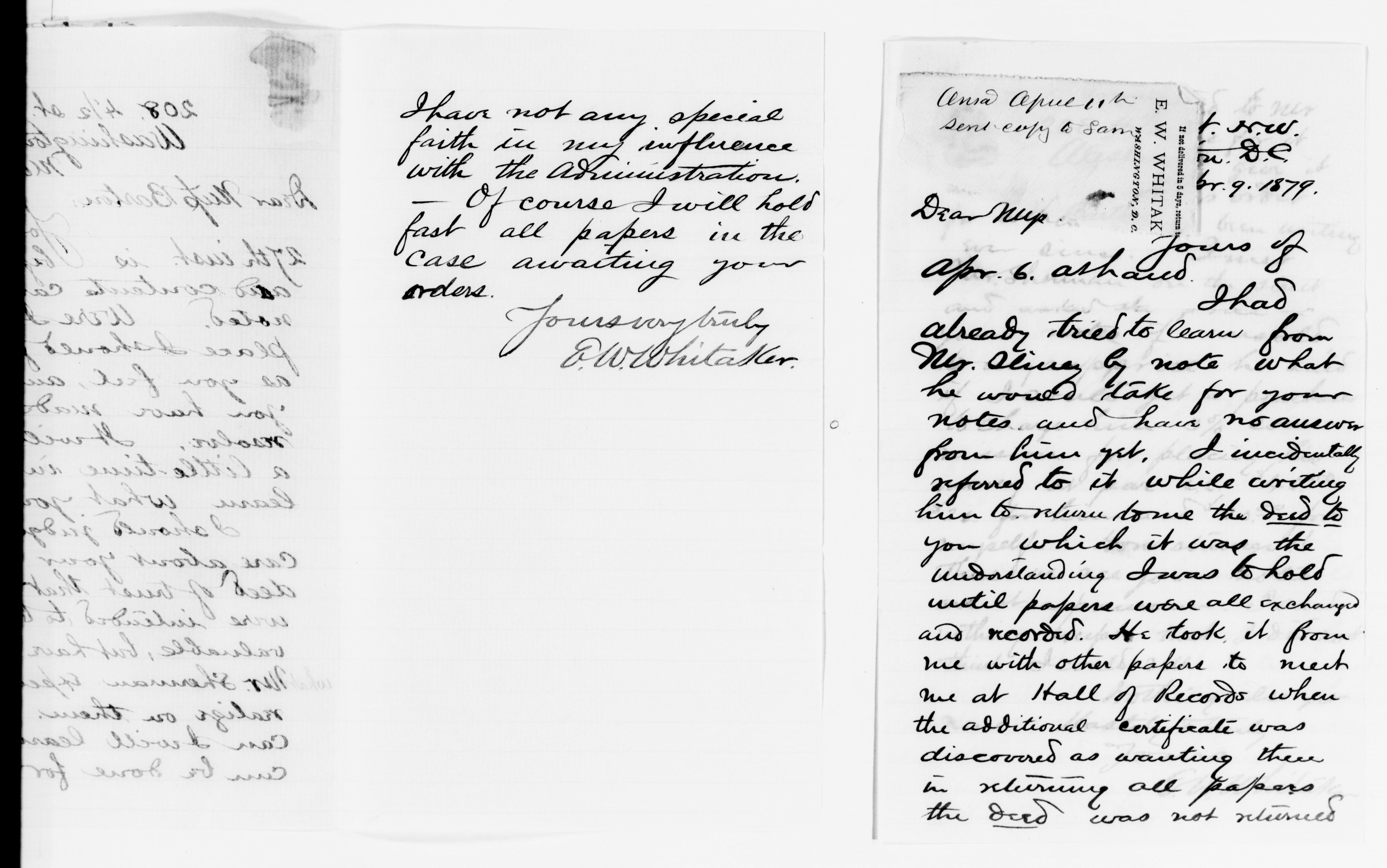 Scanned image of the current content page