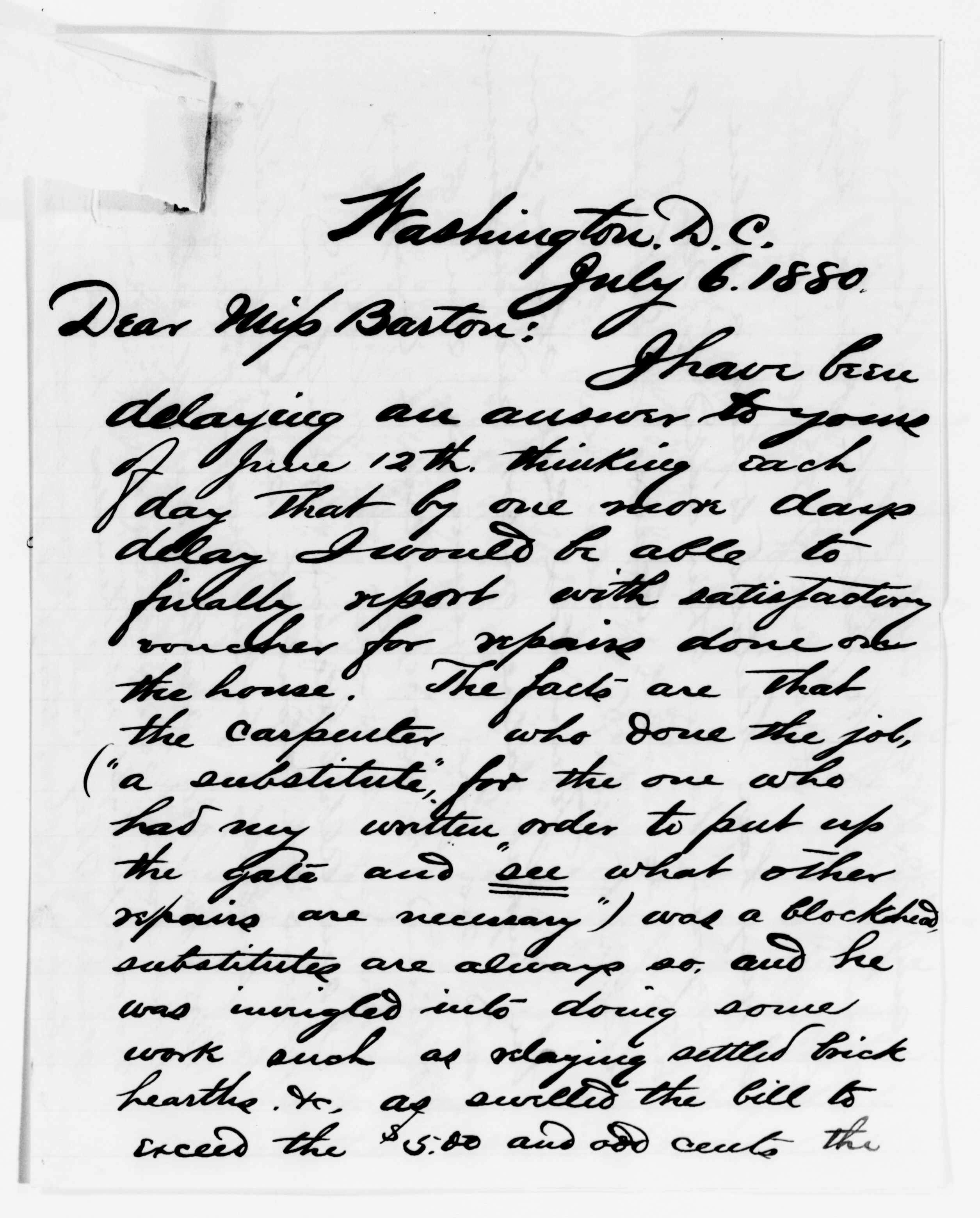 Scanned image of the current content page