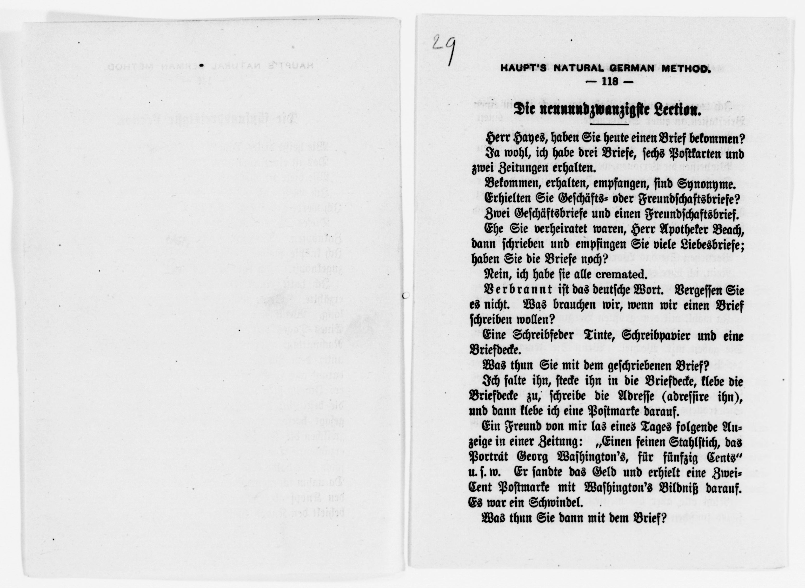 Scanned image of the current content page