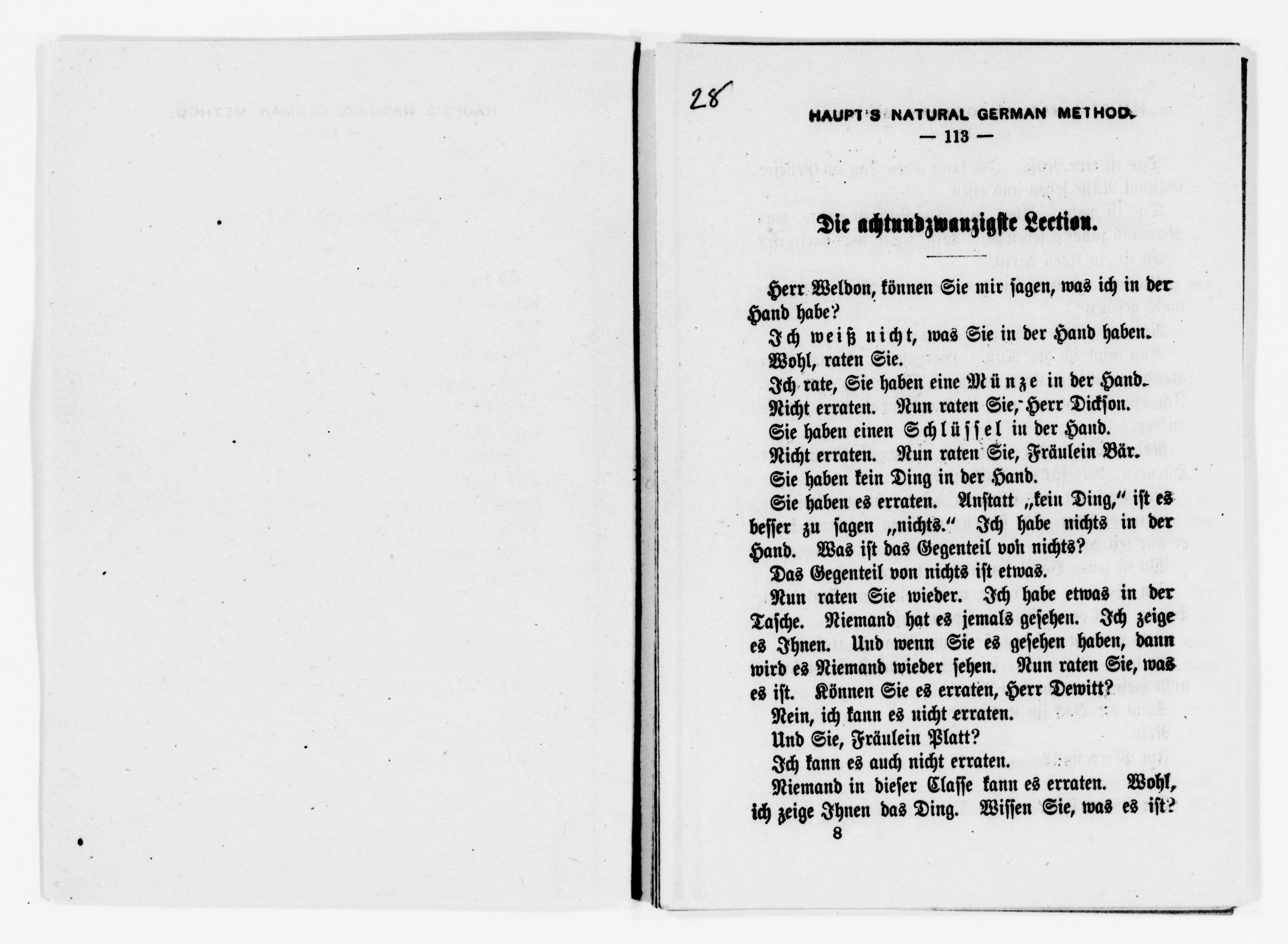 Scanned image of the current content page
