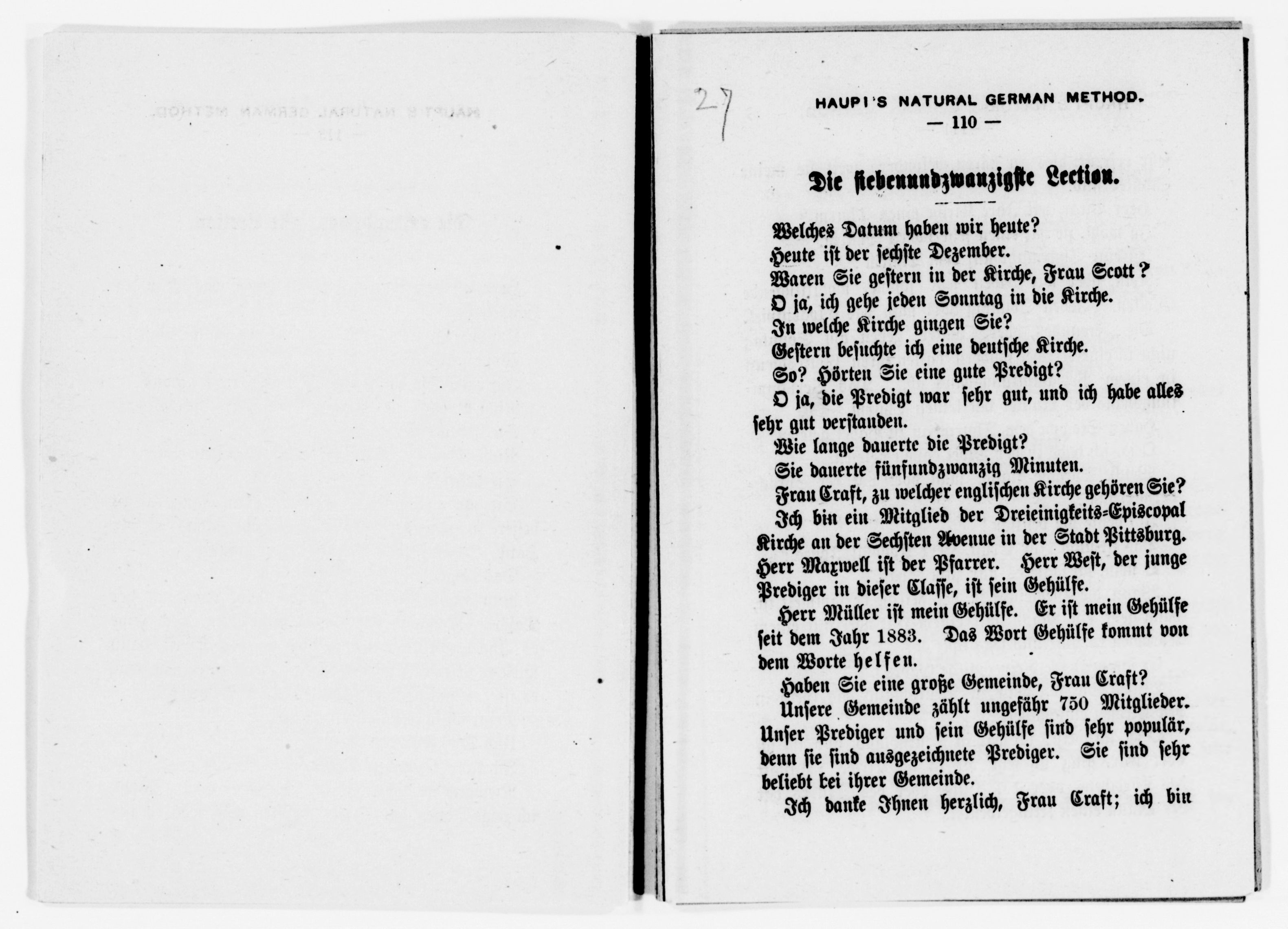 Scanned image of the current content page