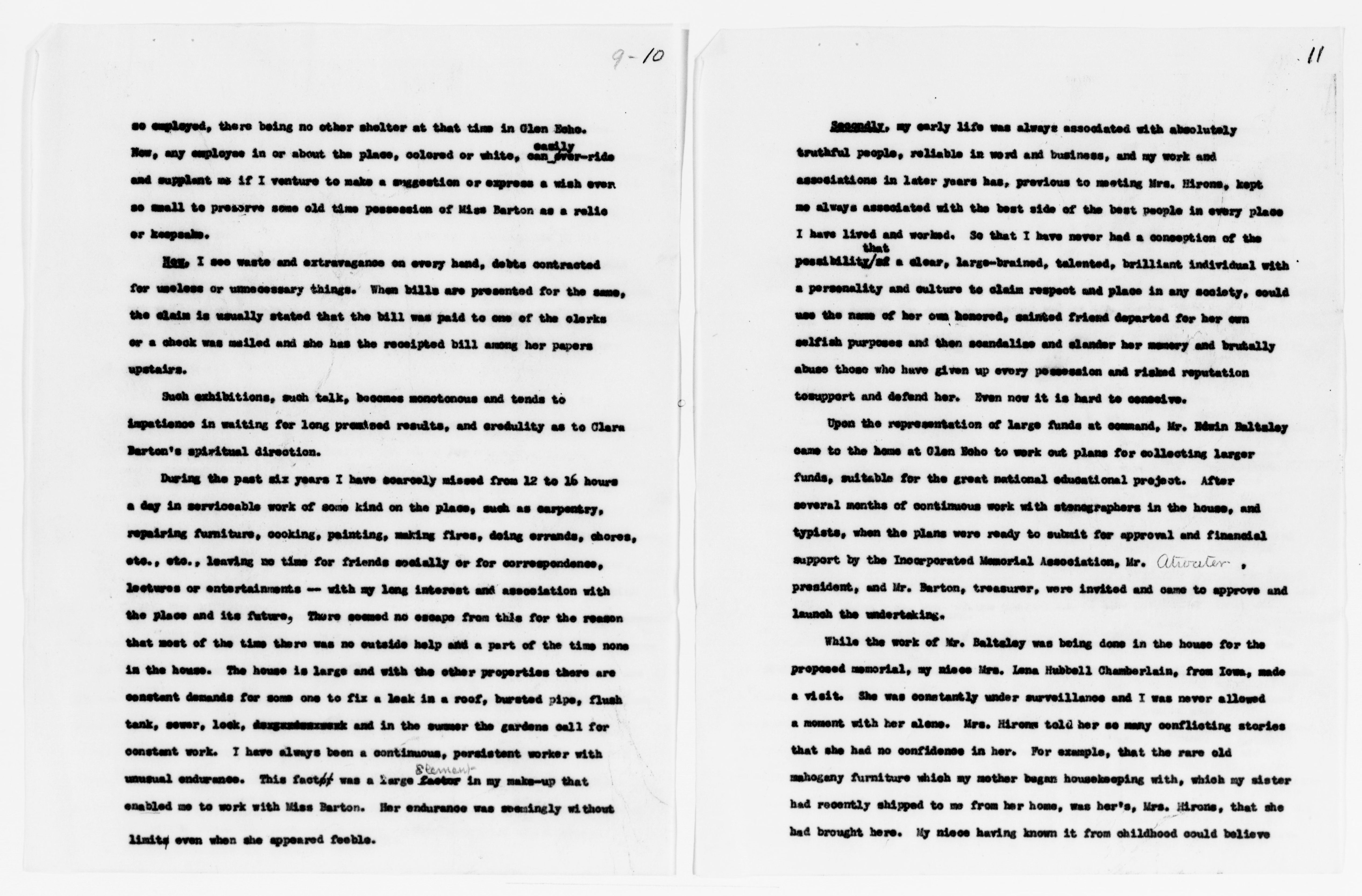 Scanned image of the current content page
