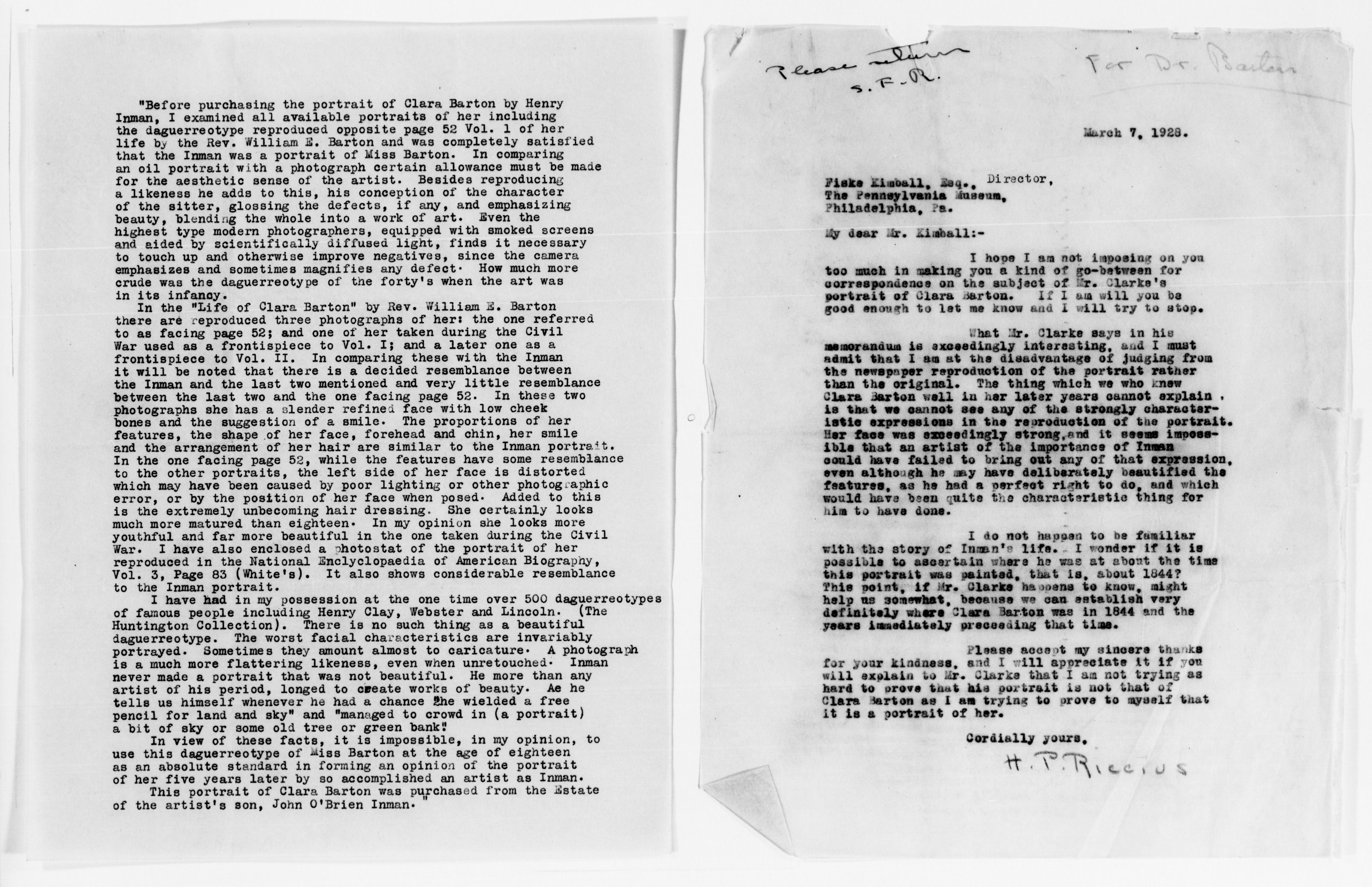 Scanned image of the current content page