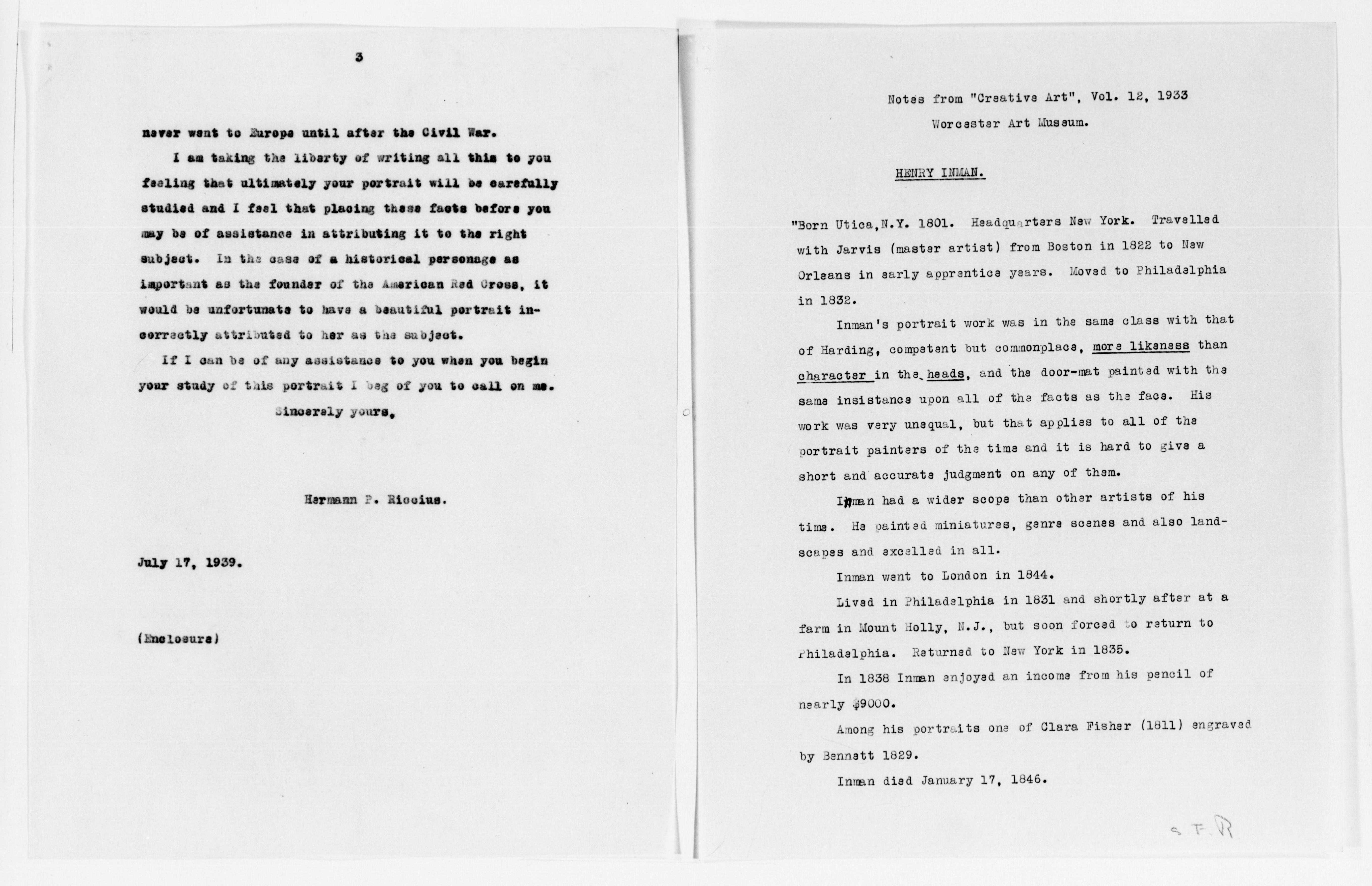 Scanned image of the current content page