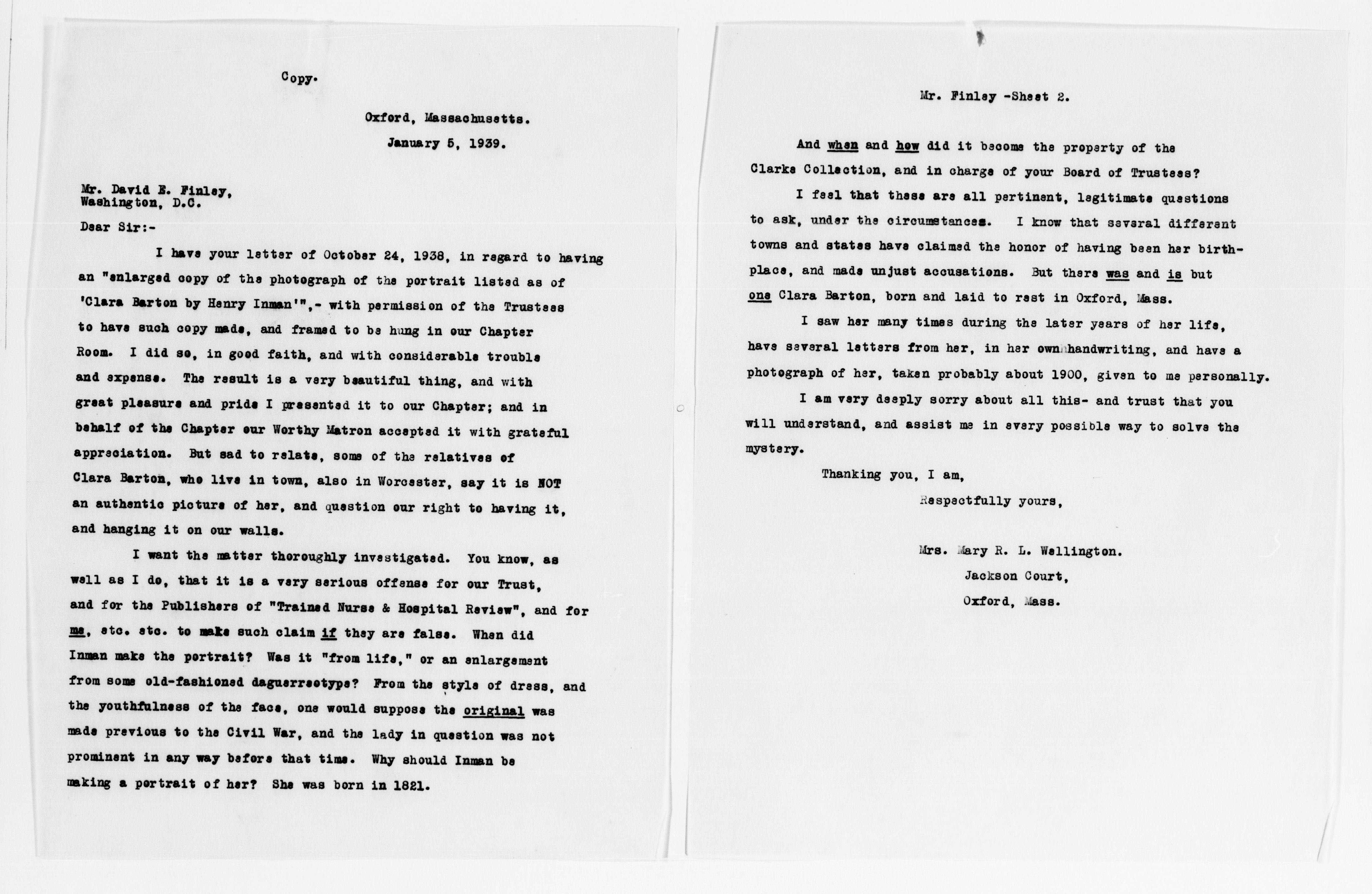 Scanned image of the current content page