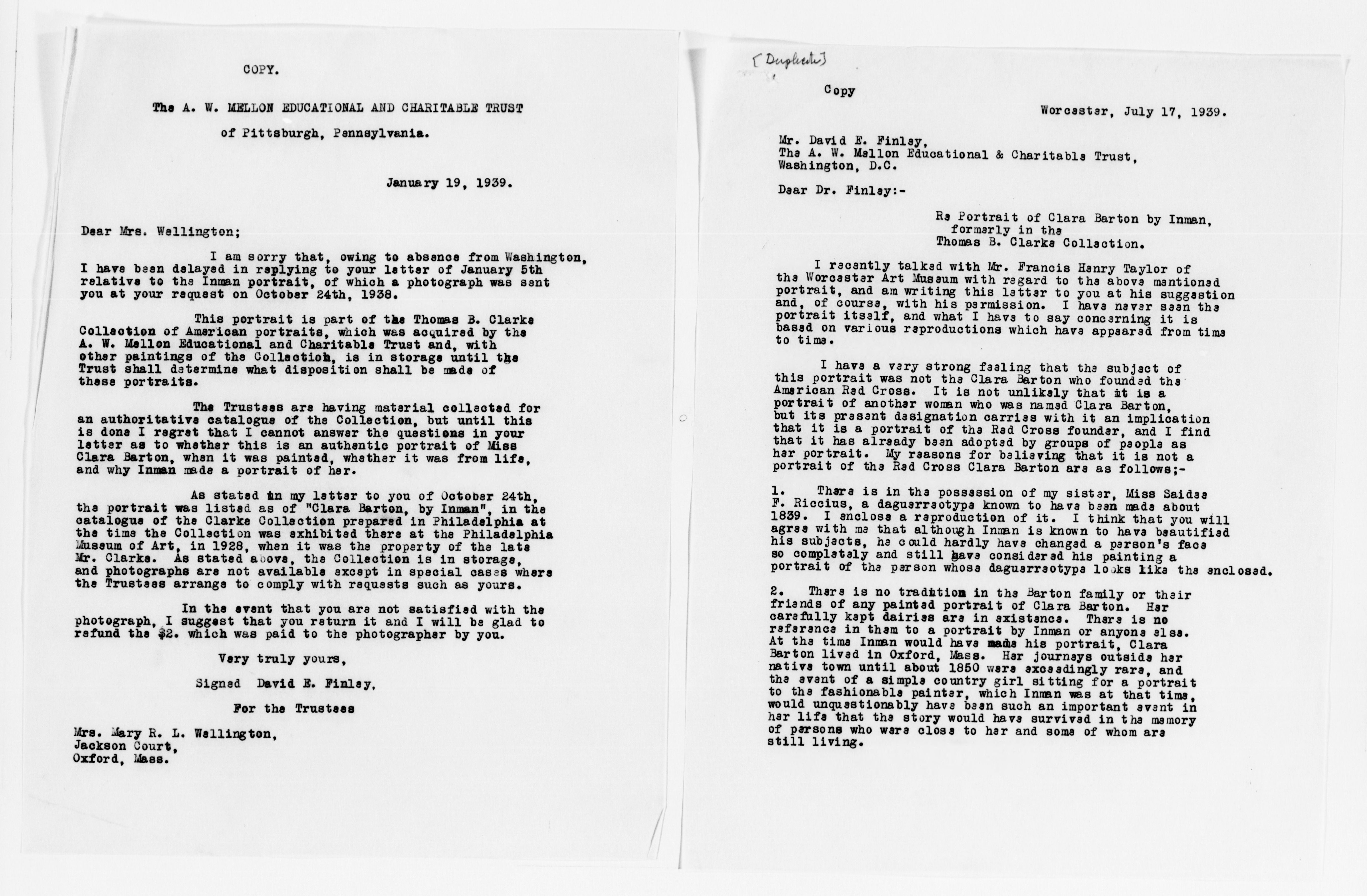 Scanned image of the current content page