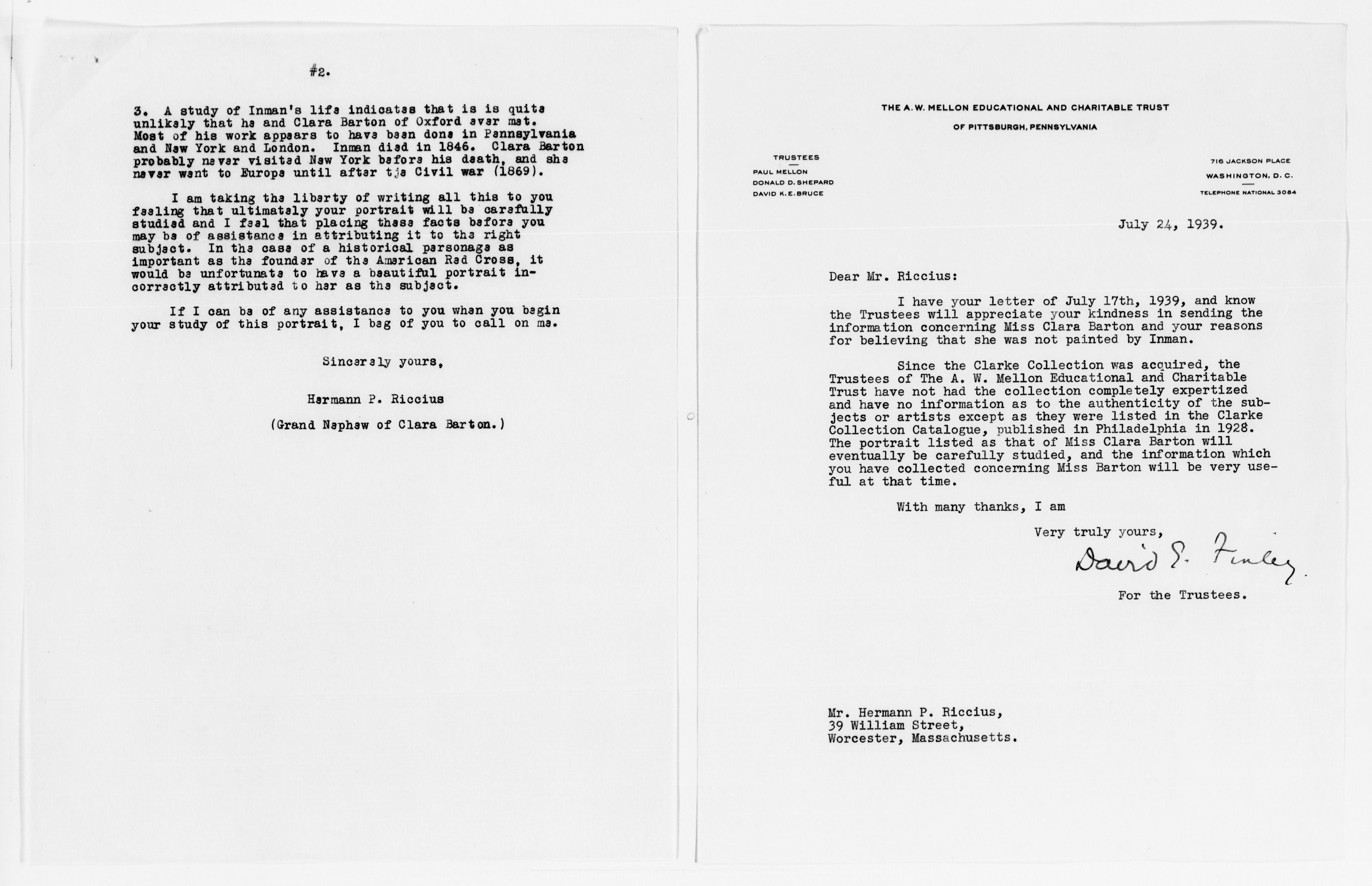 Scanned image of the current content page