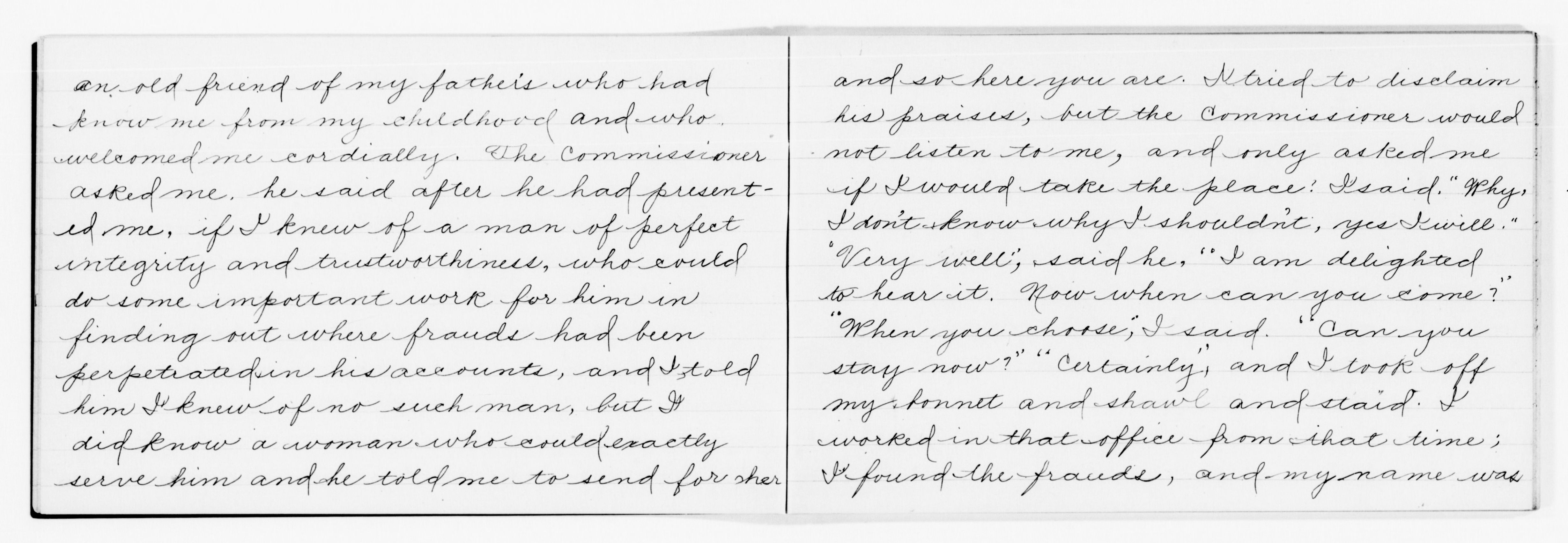 Scanned image of the current content page