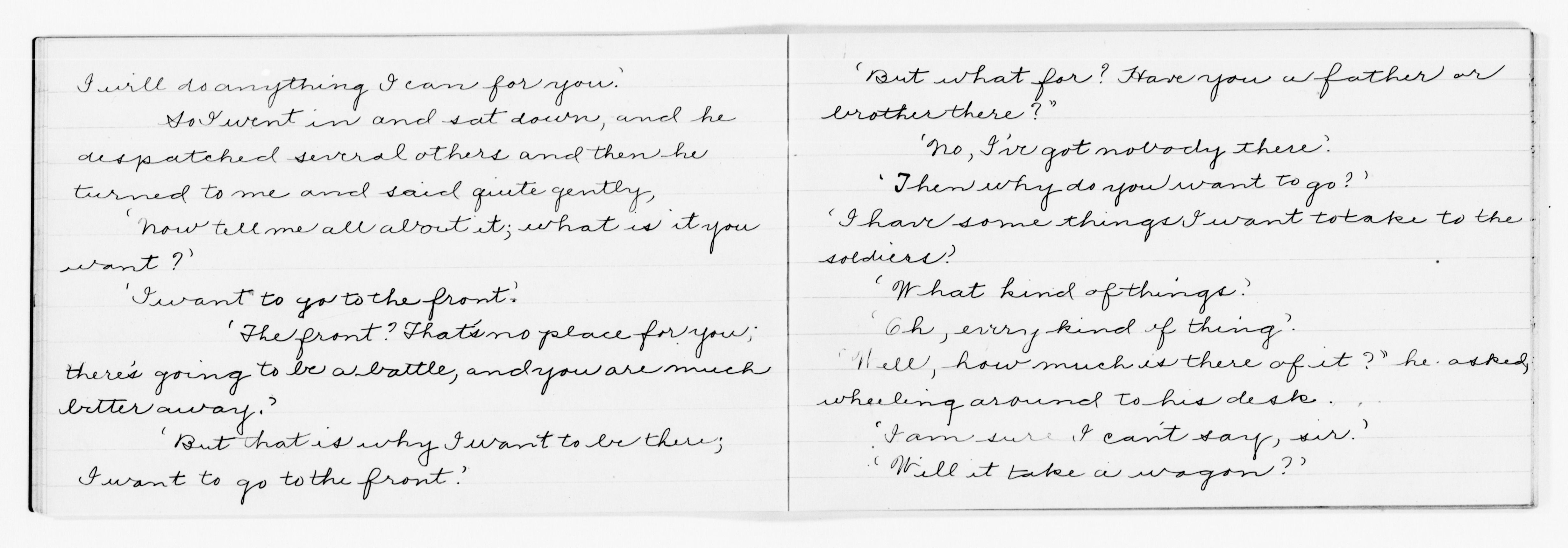 Scanned image of the current content page