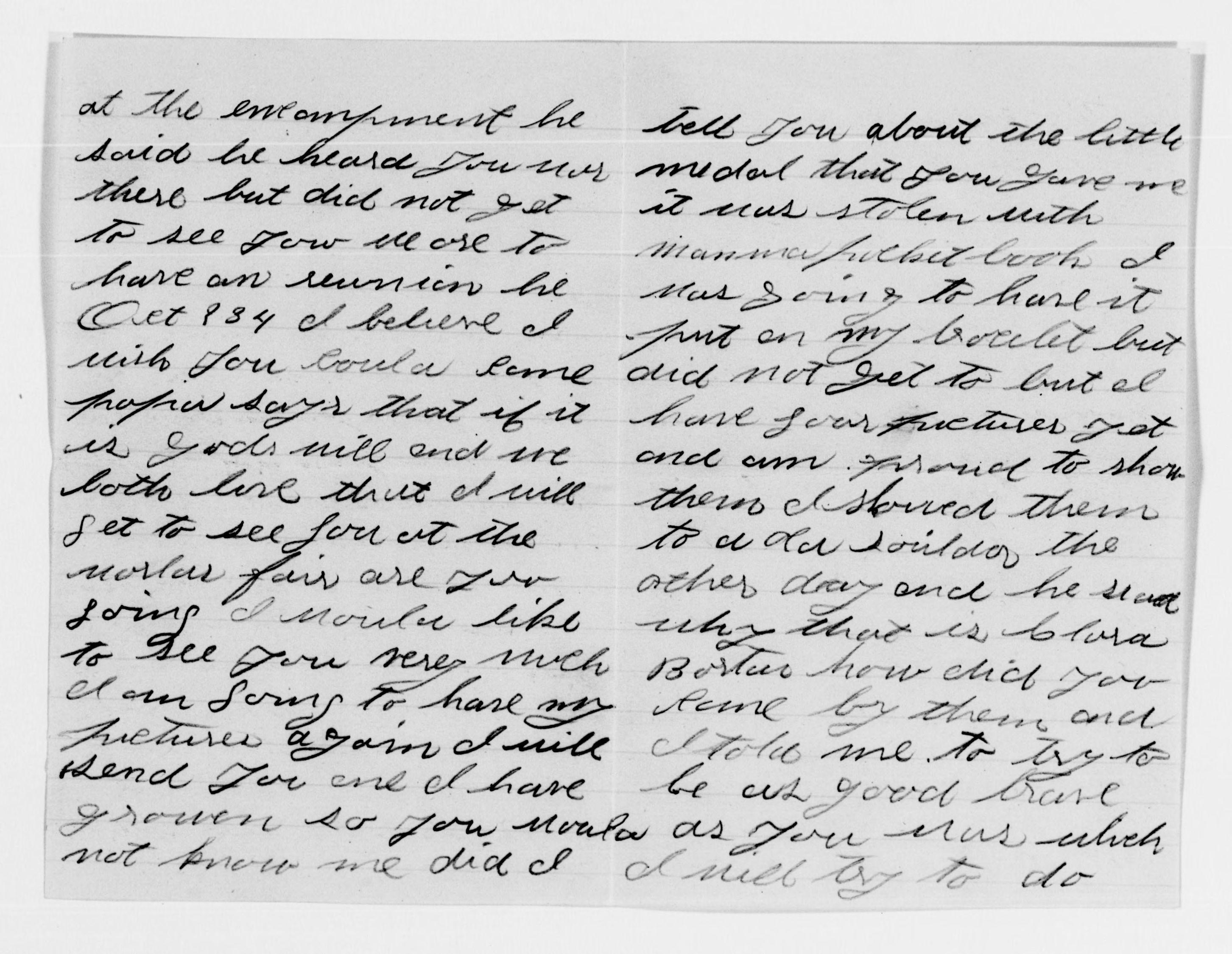 Scanned image of the current content page