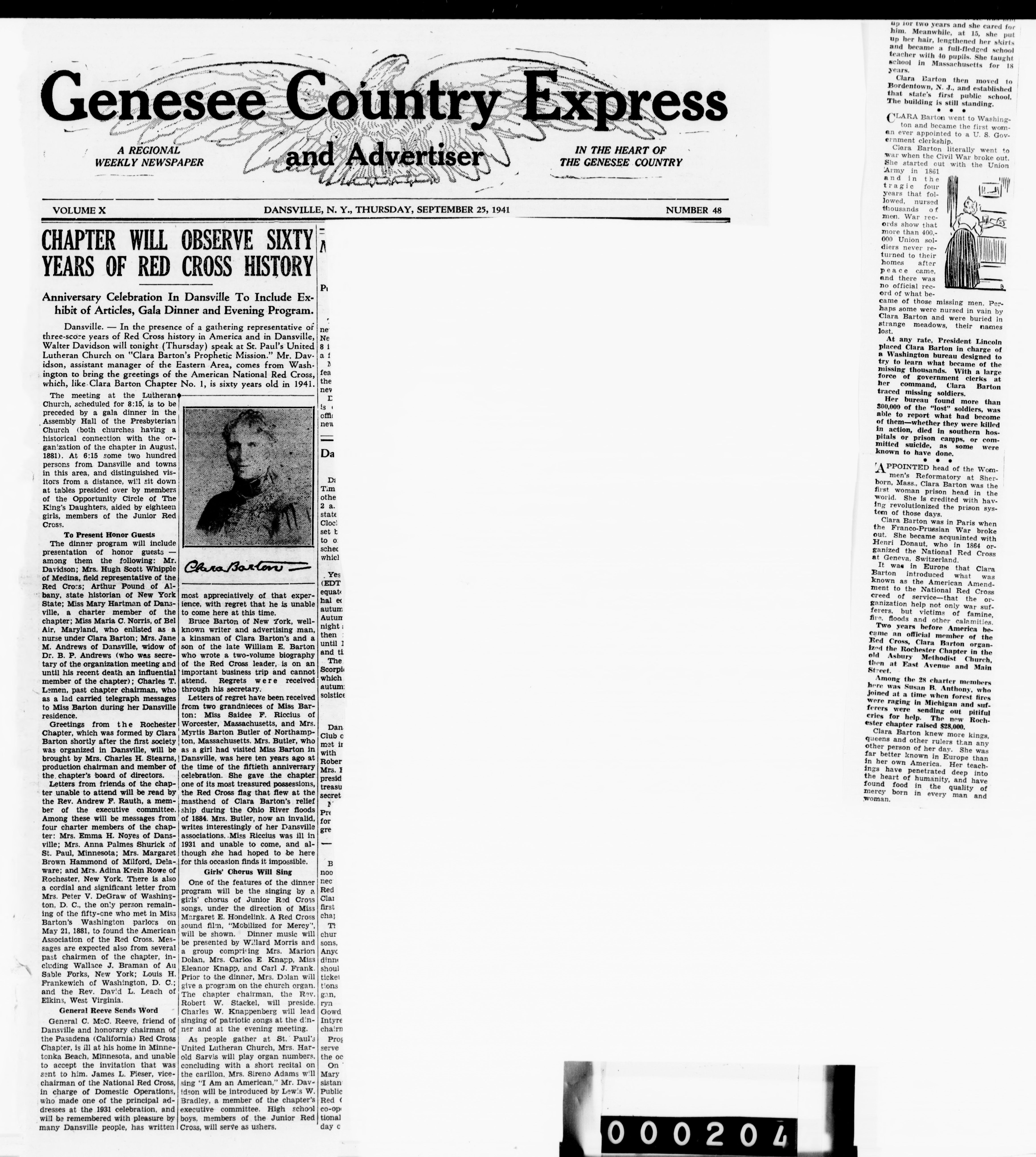 Scanned image of the current content page