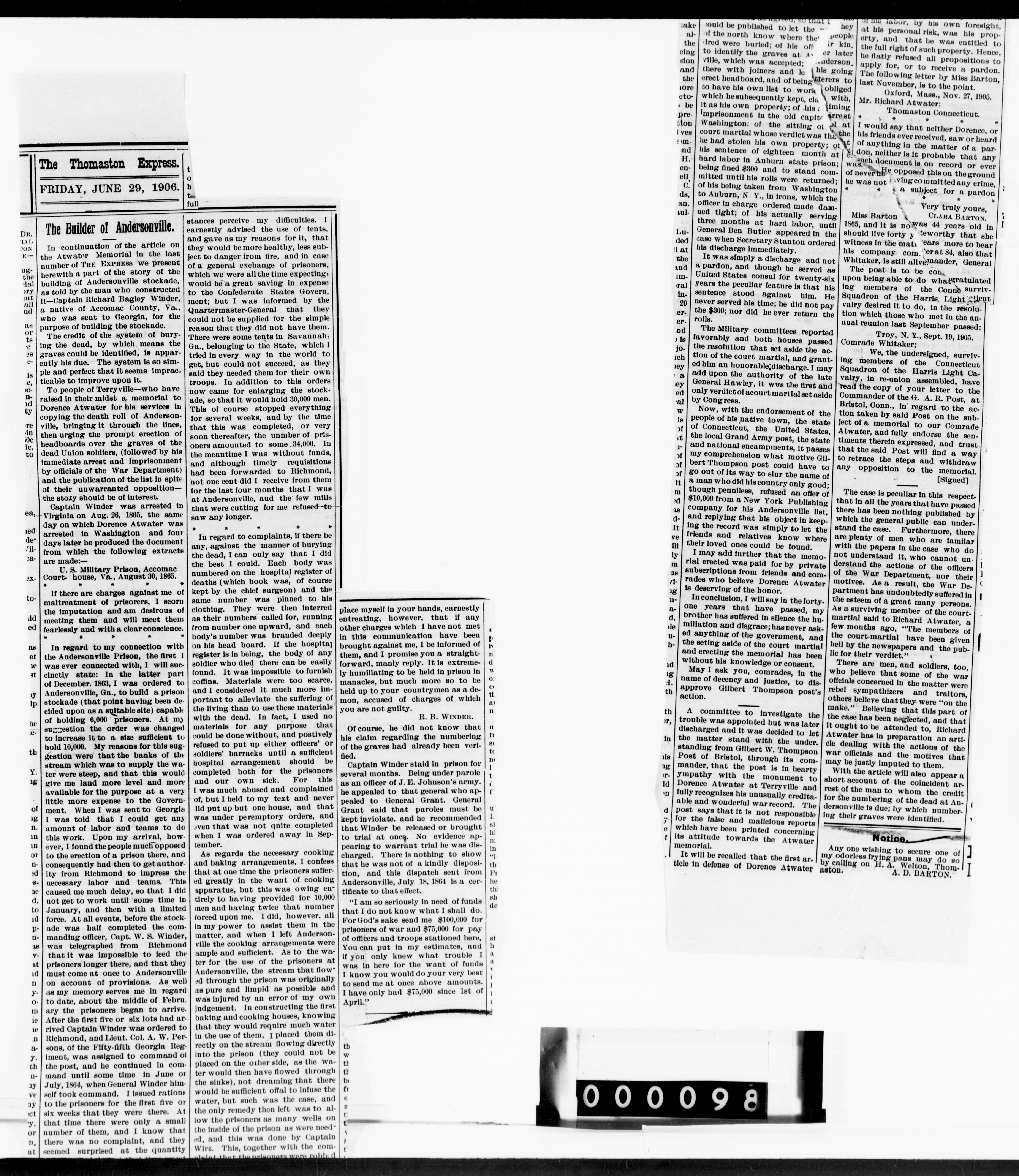 Scanned image of the current content page