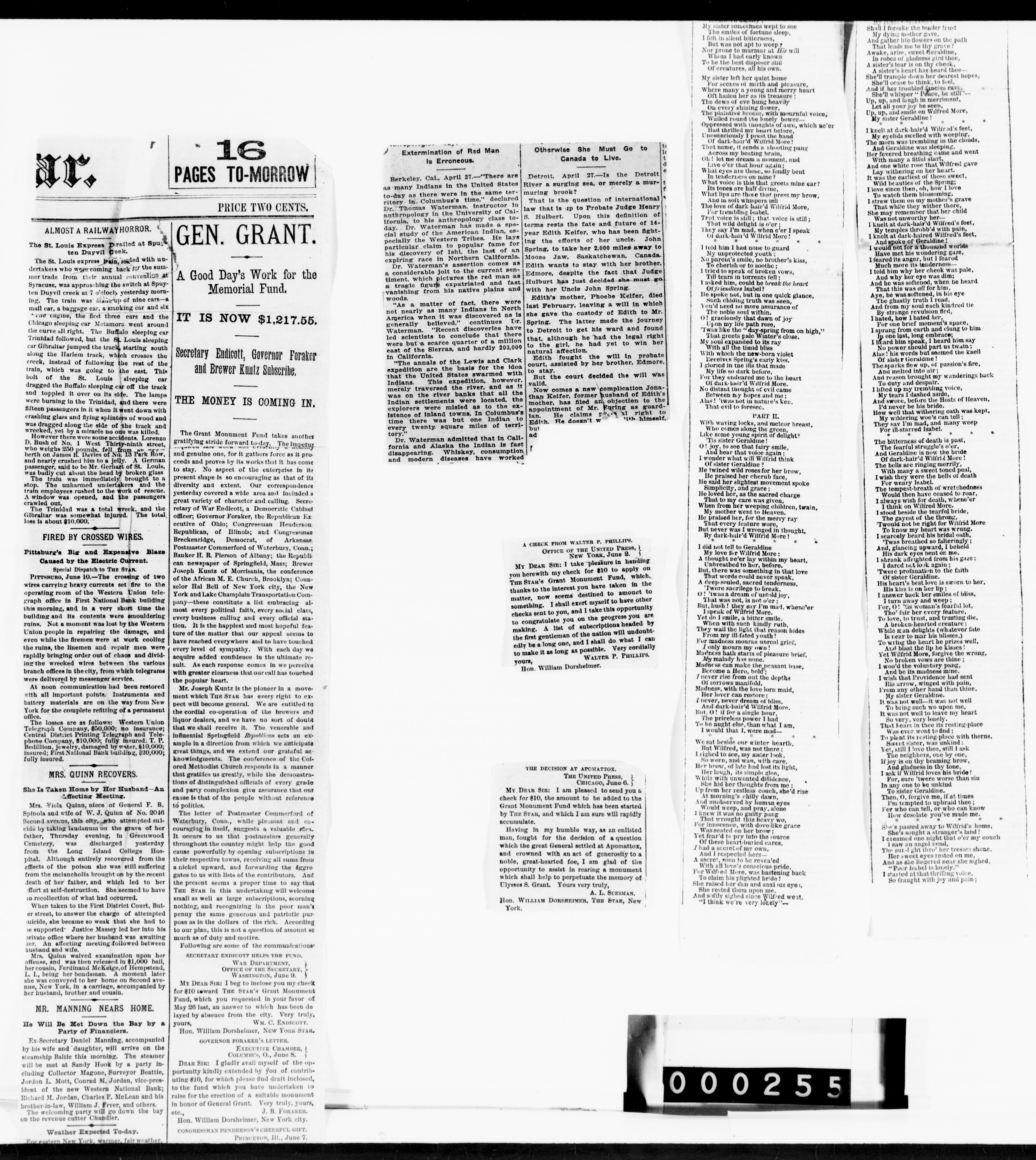Scanned image of the current content page