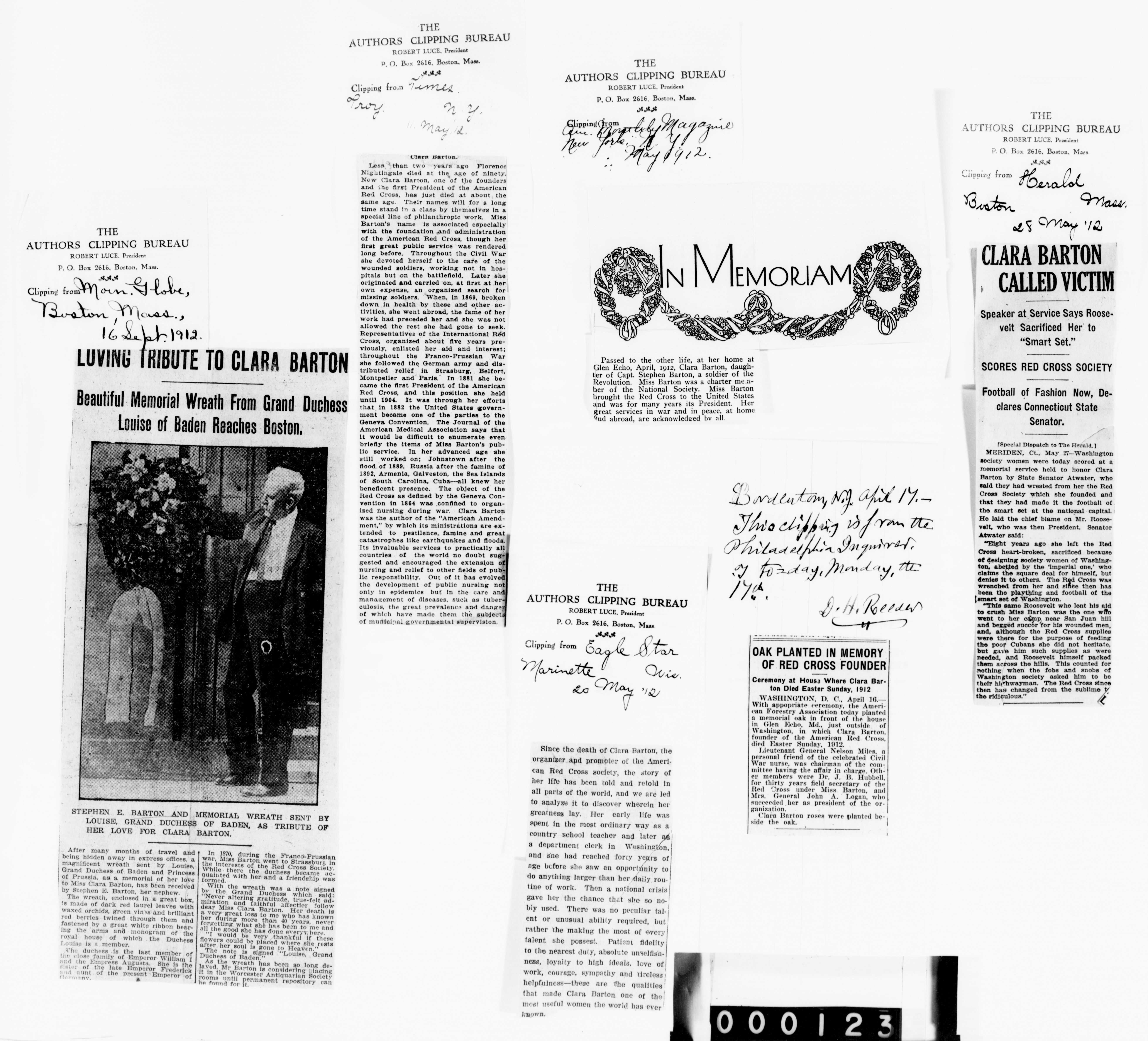Scanned image of the current content page