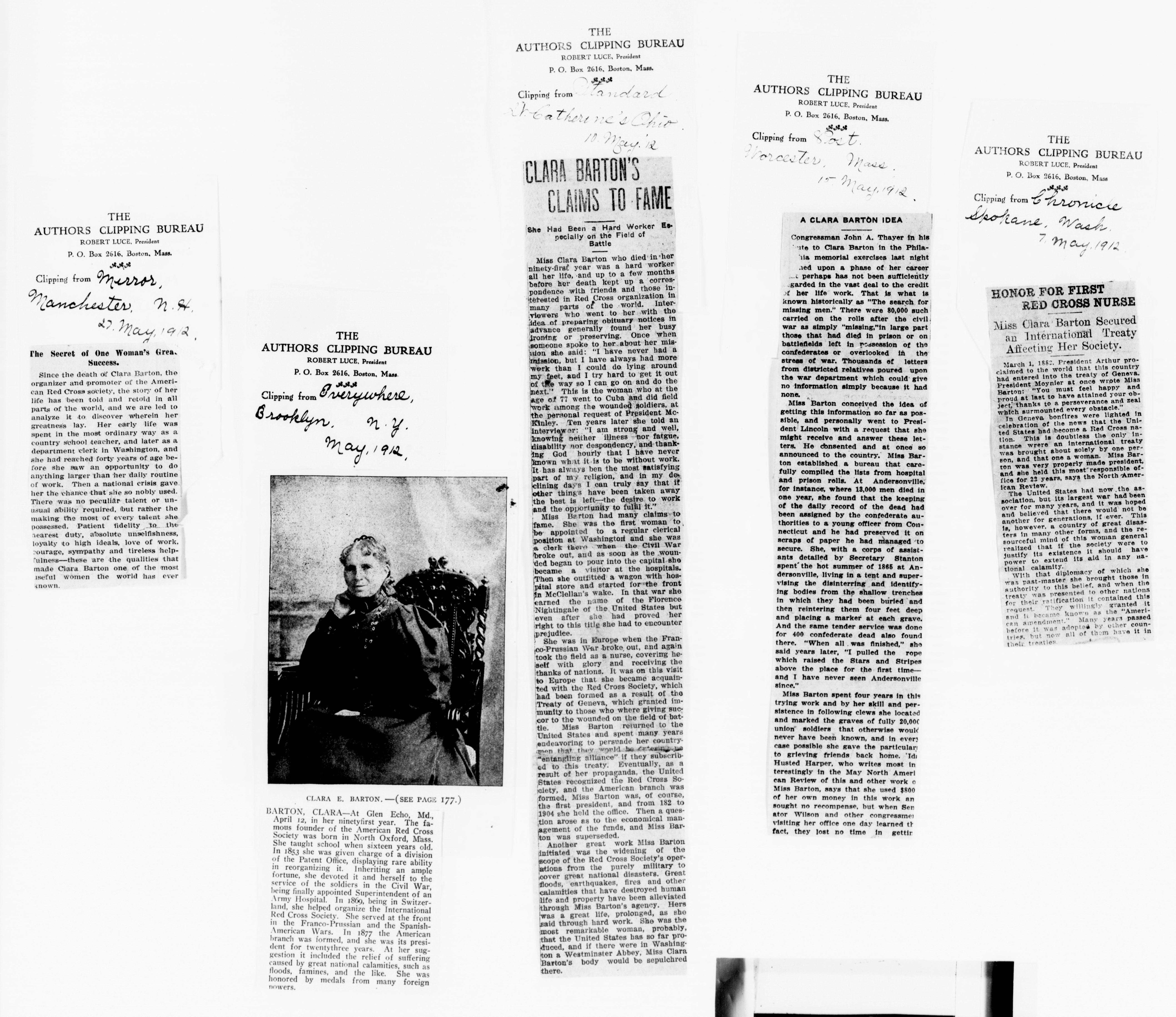 Scanned image of the current content page