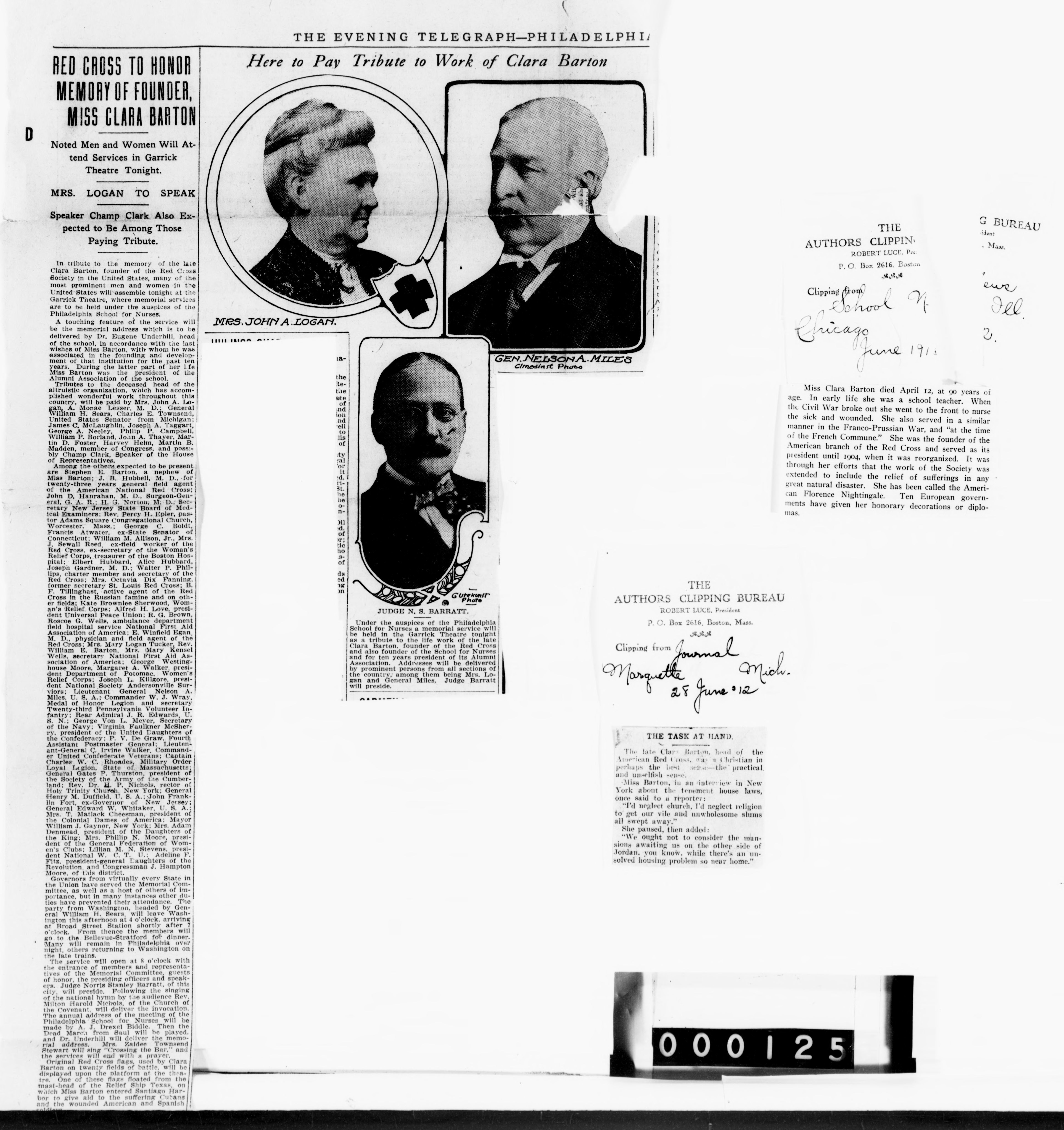 Scanned image of the current content page