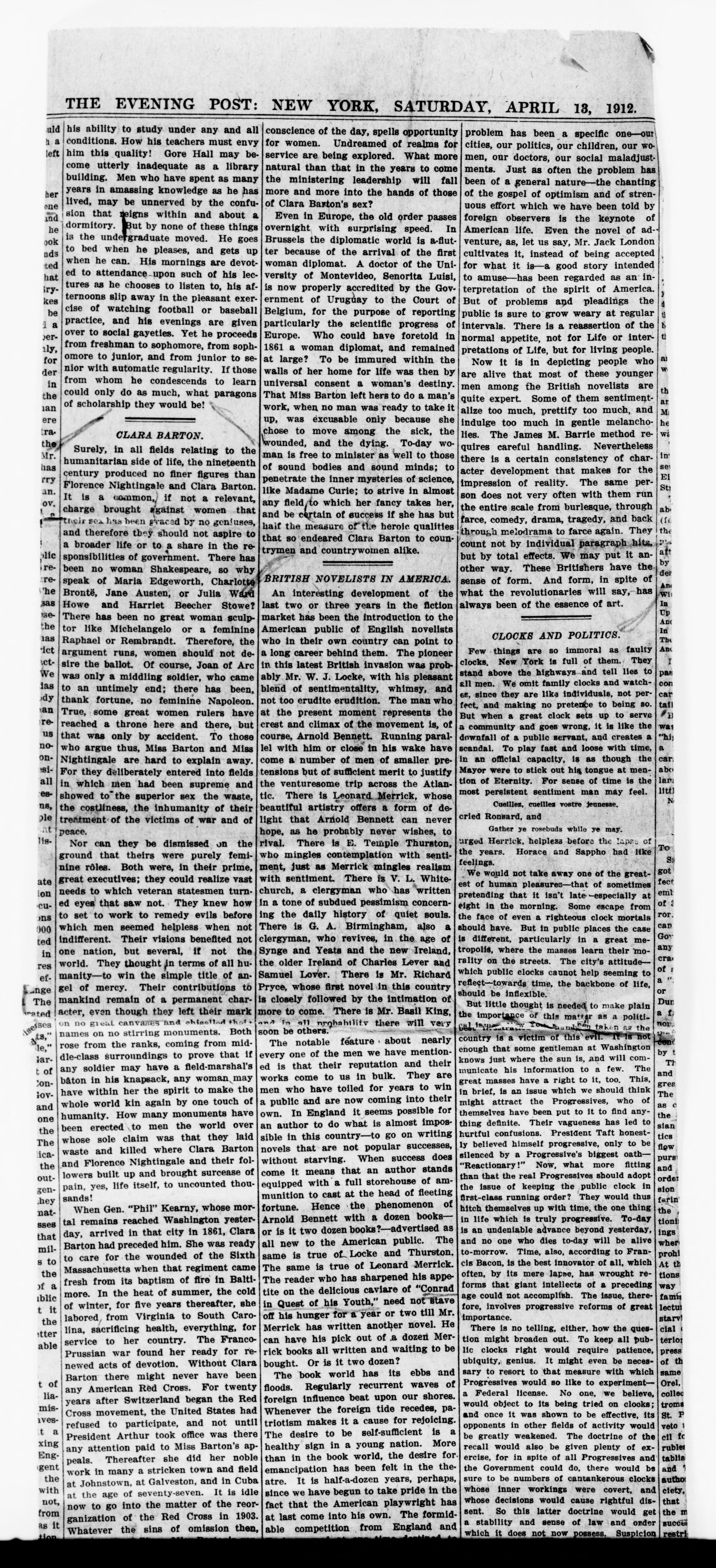 Scanned image of the current content page