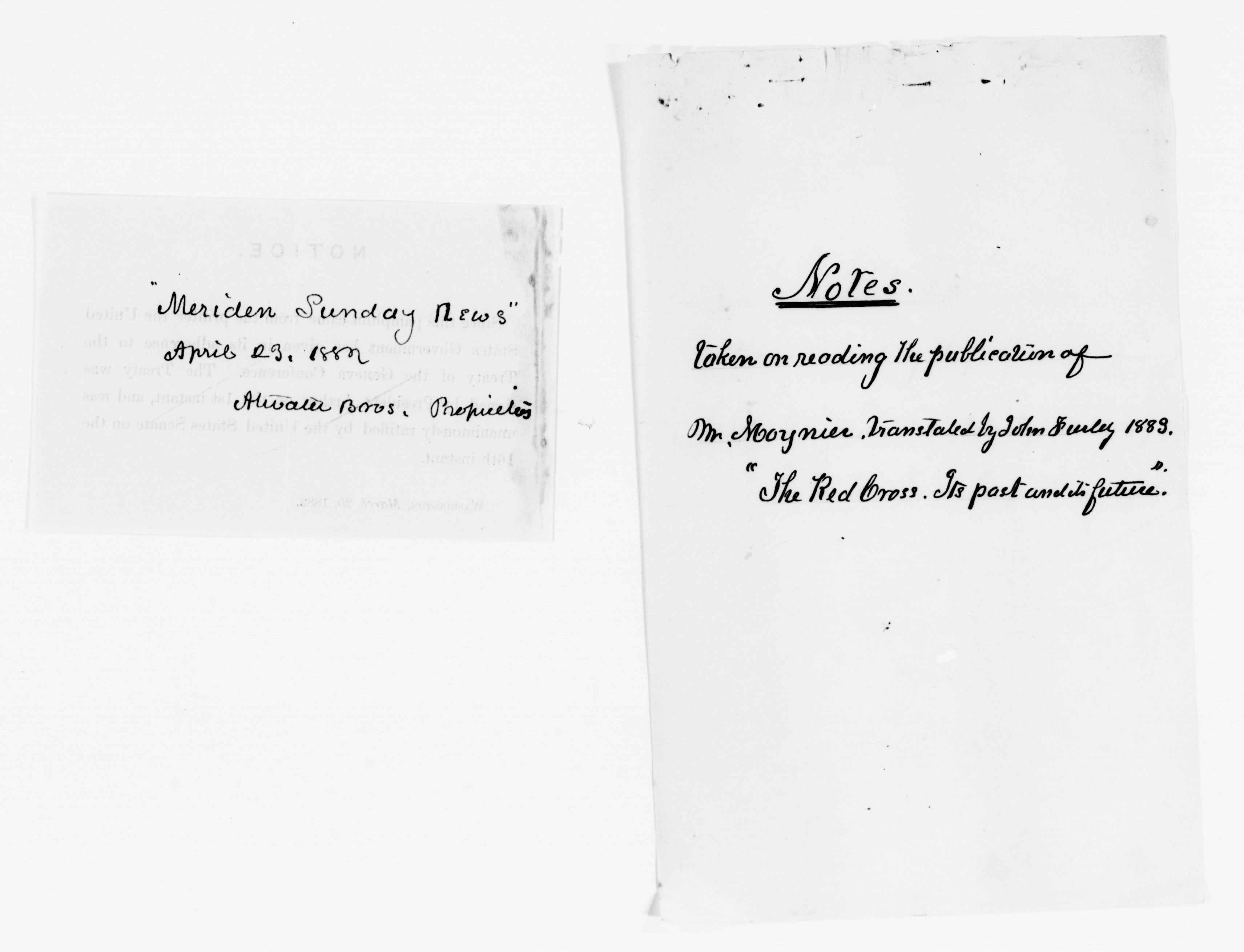 Scanned image of the current content page